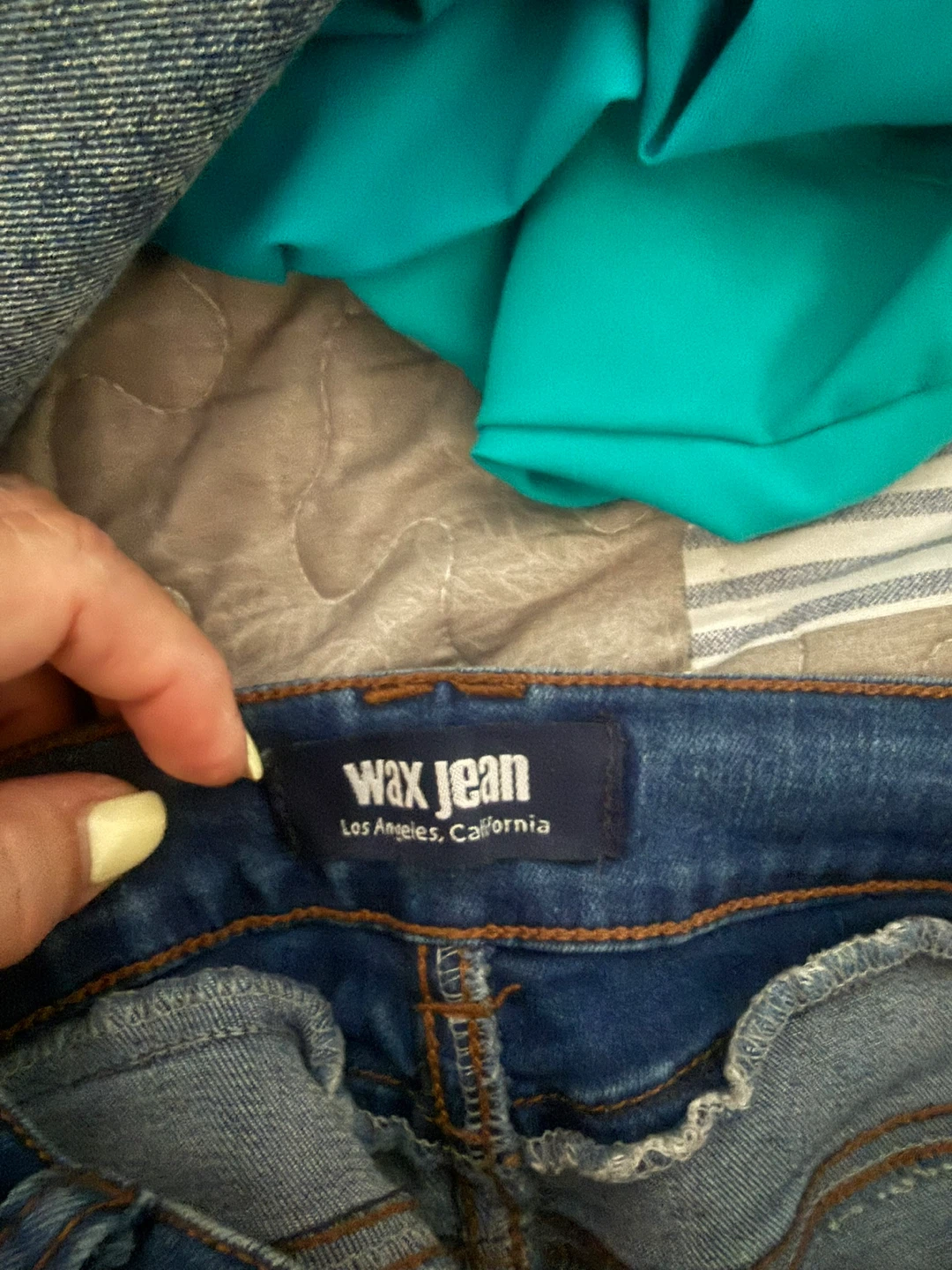 Wax Jean High Rise Skinny Jeans Size 7/28 - photo 4