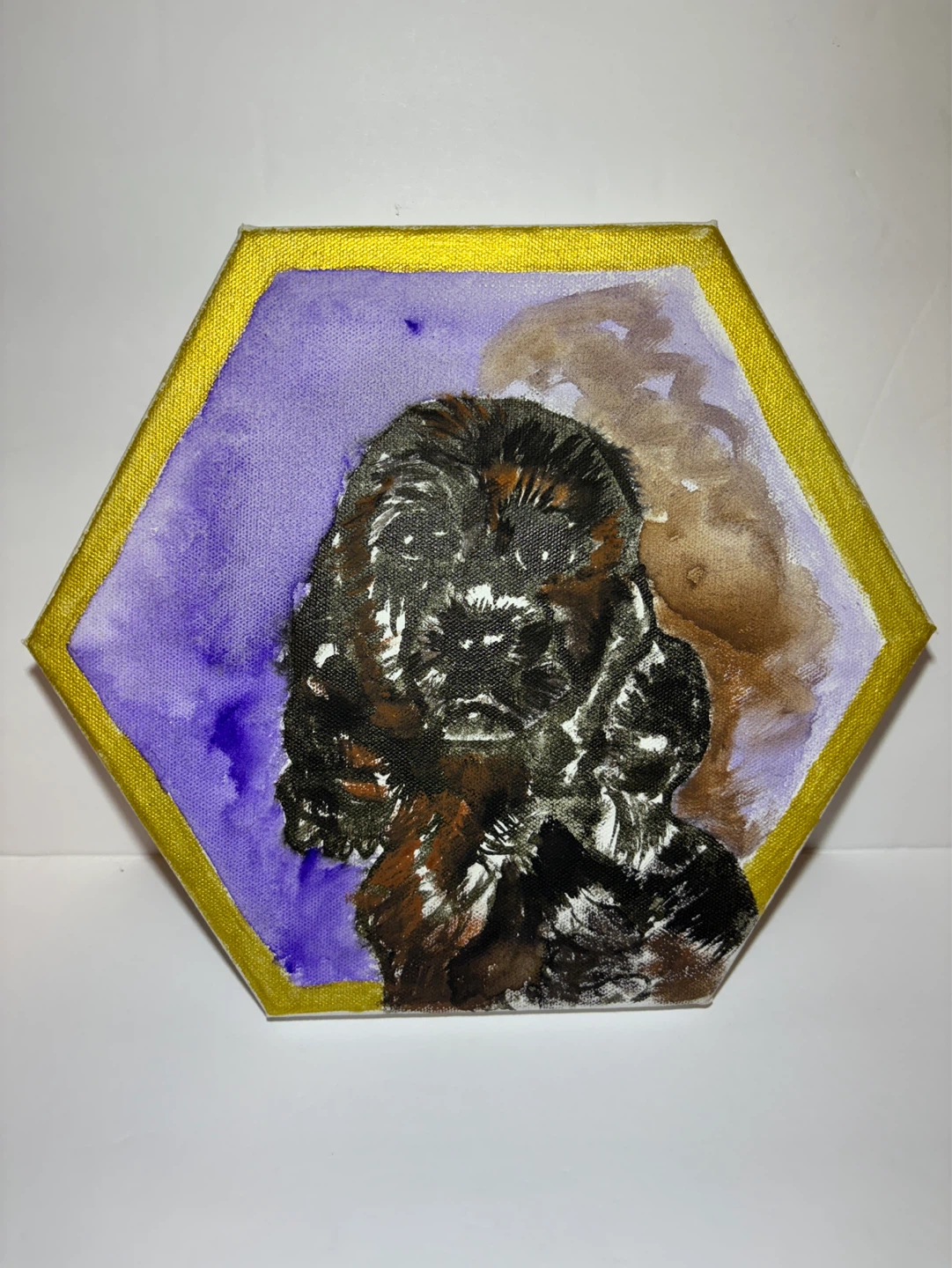 Dog canvas painting