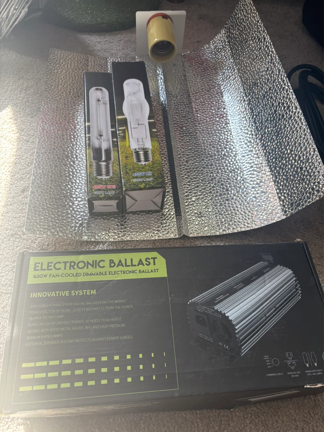 Grow Tent Kit with LED Light and Fan - photo 4