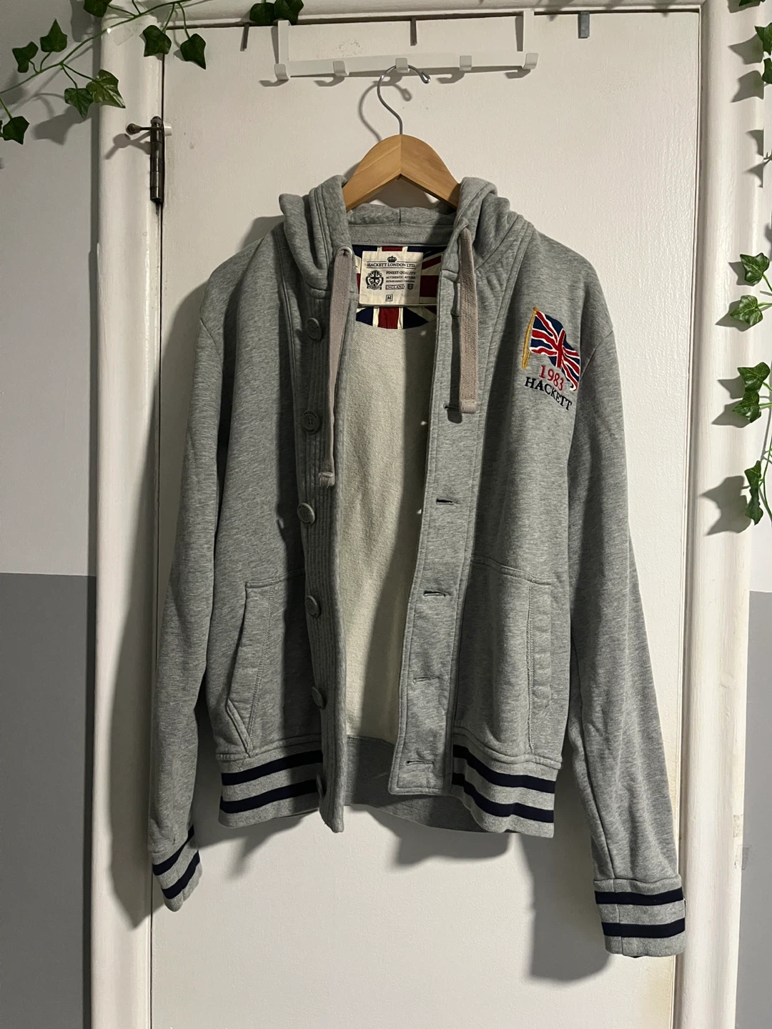 Grey Hoodie Jacket  - Medium