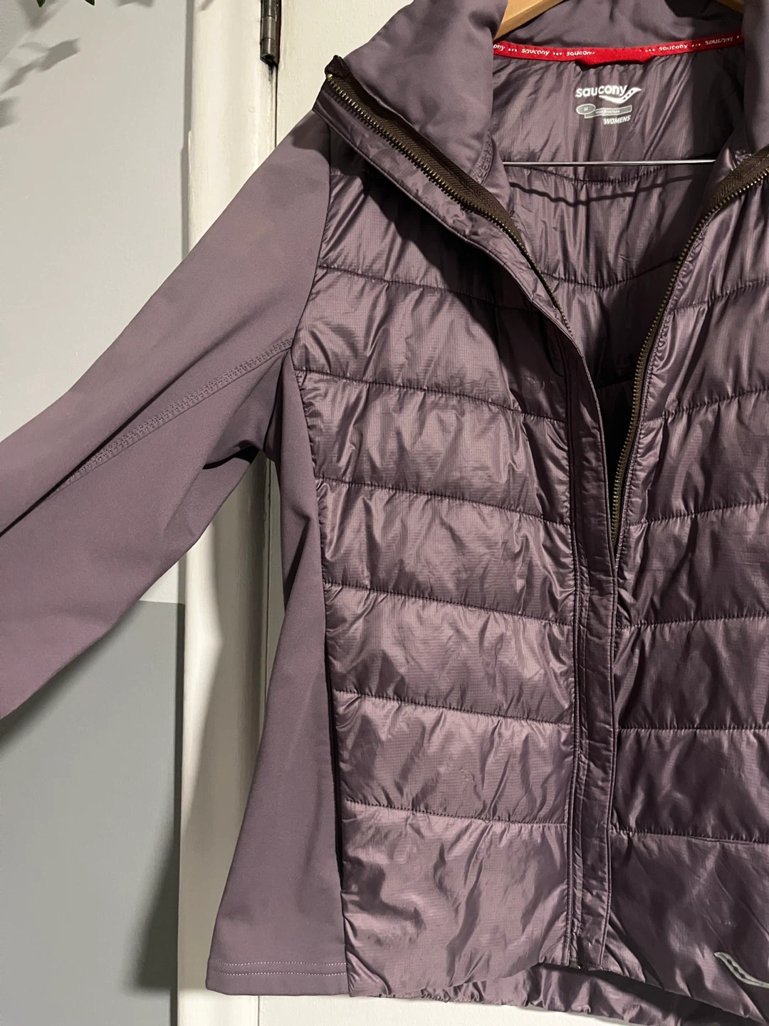 Women's Purple Puffer Jacket - Medium - photo 2