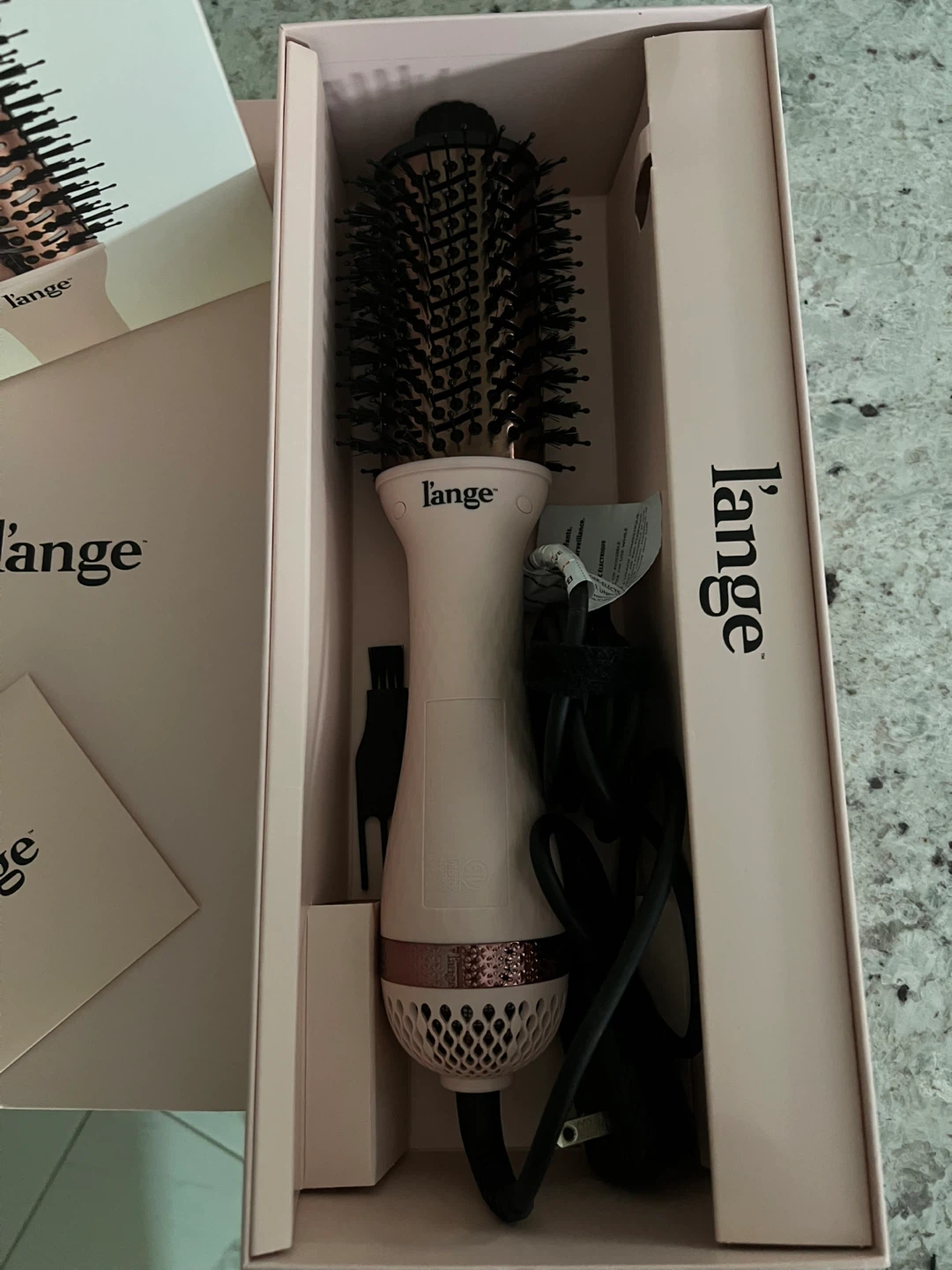 L'ange Le Volume 60mm 2-in-1 Titanium Brush Dryer Blush - photo 2