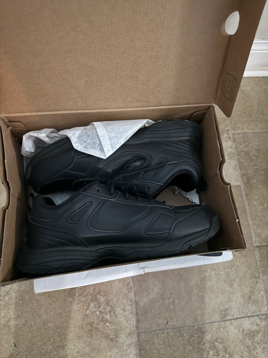 Skechers Work Memory Foam Wide Fit Men's Black Shoes