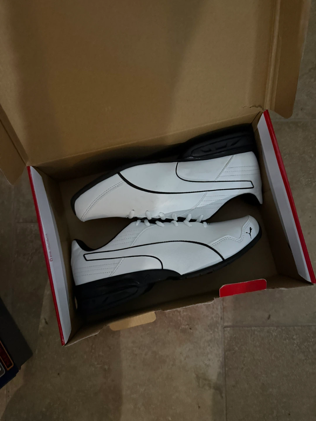 Puma Super Levitate White Black Men's Shoes Size 8.5