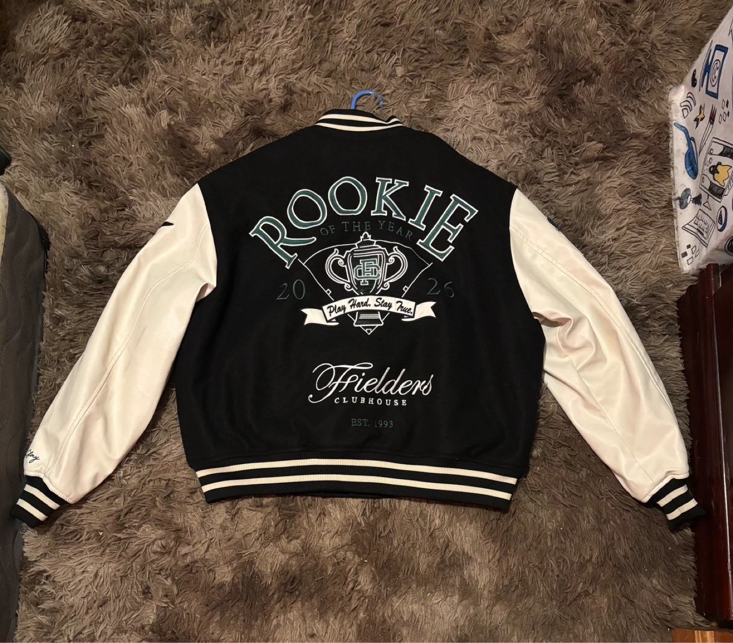 Fielder's Clubhouse "Rookie of the Year" Varsity Jacket - photo 2