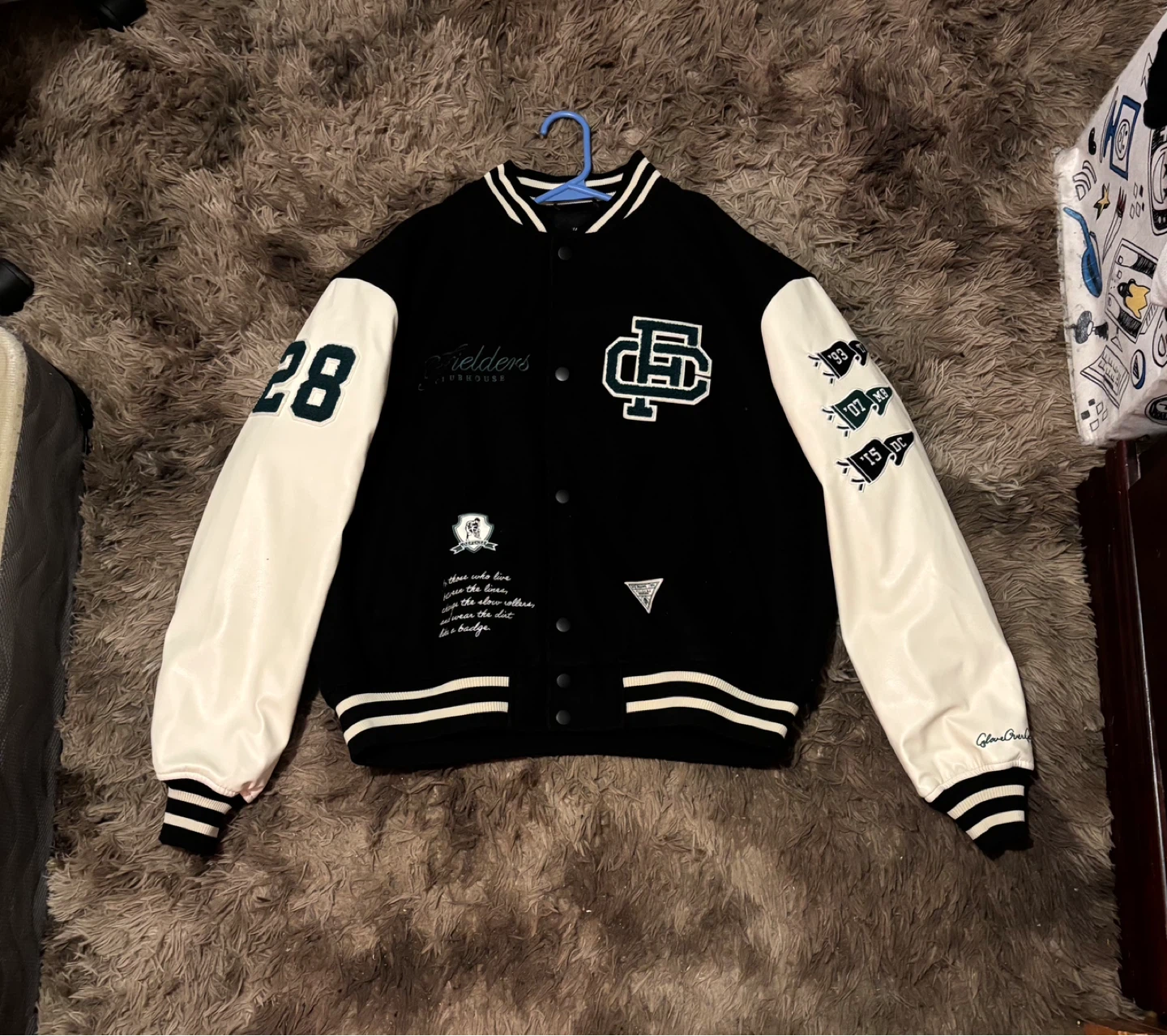 Fielder's Clubhouse "Rookie of the Year" Varsity Jacket