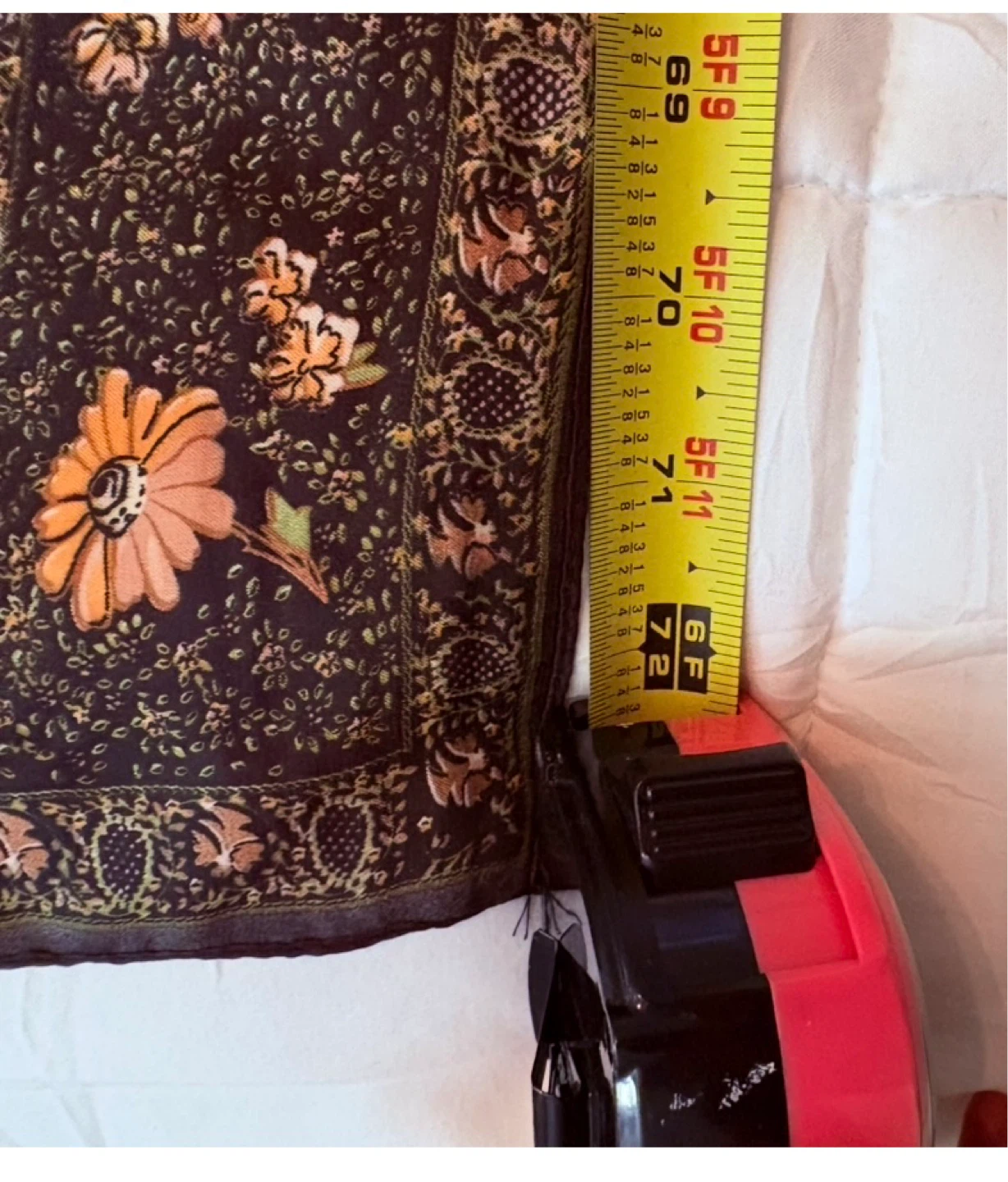 Paisley Pattern Silk Scarf - photo 5