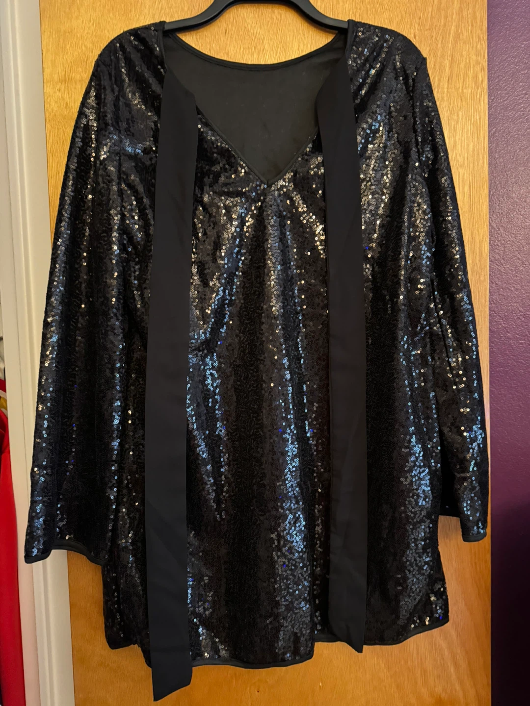 Black Sequined Dress - photo 2