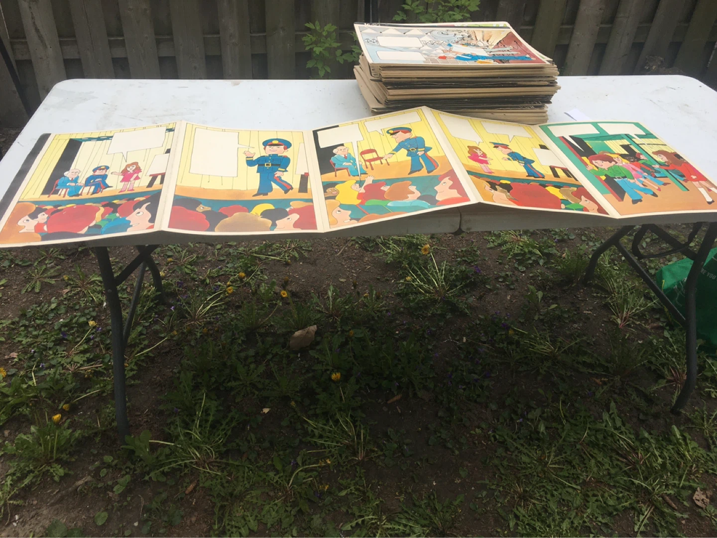 Collection of 1970 Vintage Educational Illustrations and Comics - photo 3