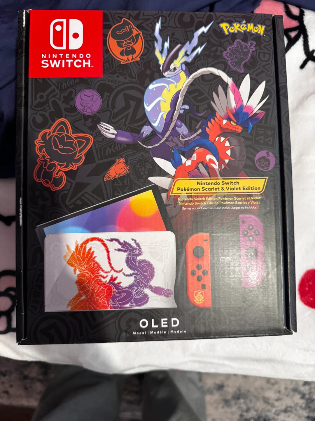 Nintendo Switch OLED Scarlet & Violet Edition Console