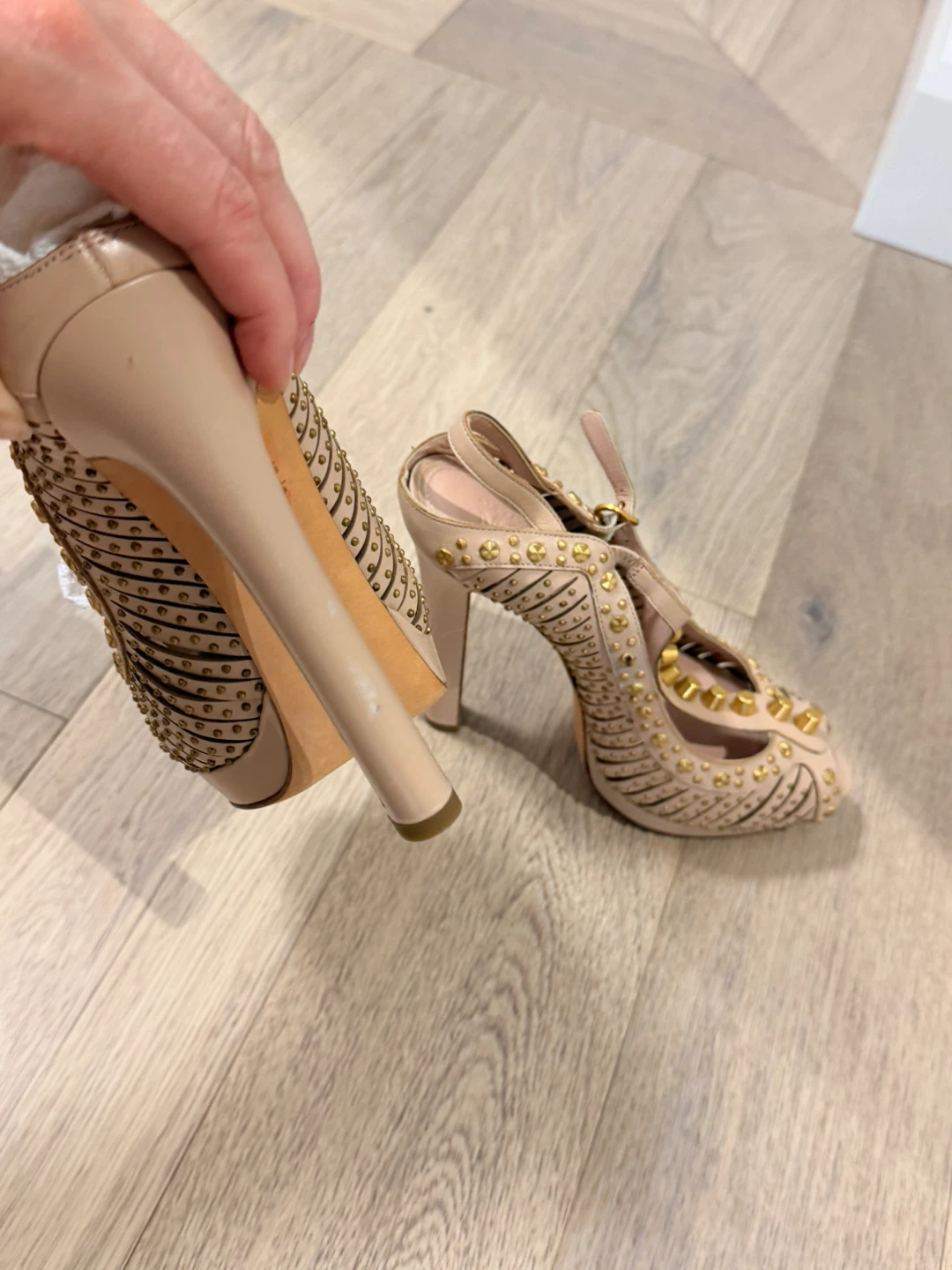 Alexander McQueen Studded Heels Size 38
