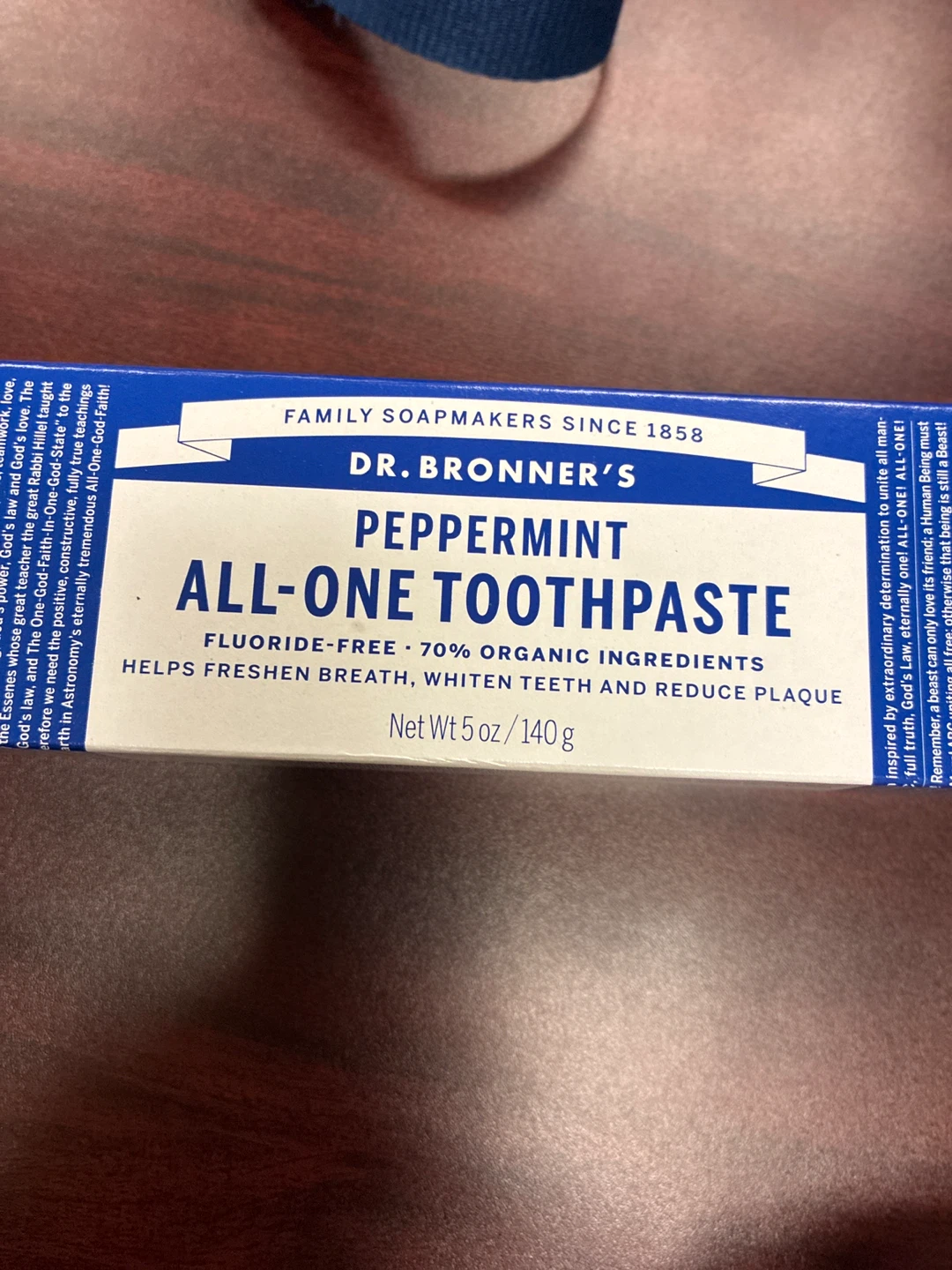 Dr. Bronner's Peppermint All-One Toothpaste, 5 oz