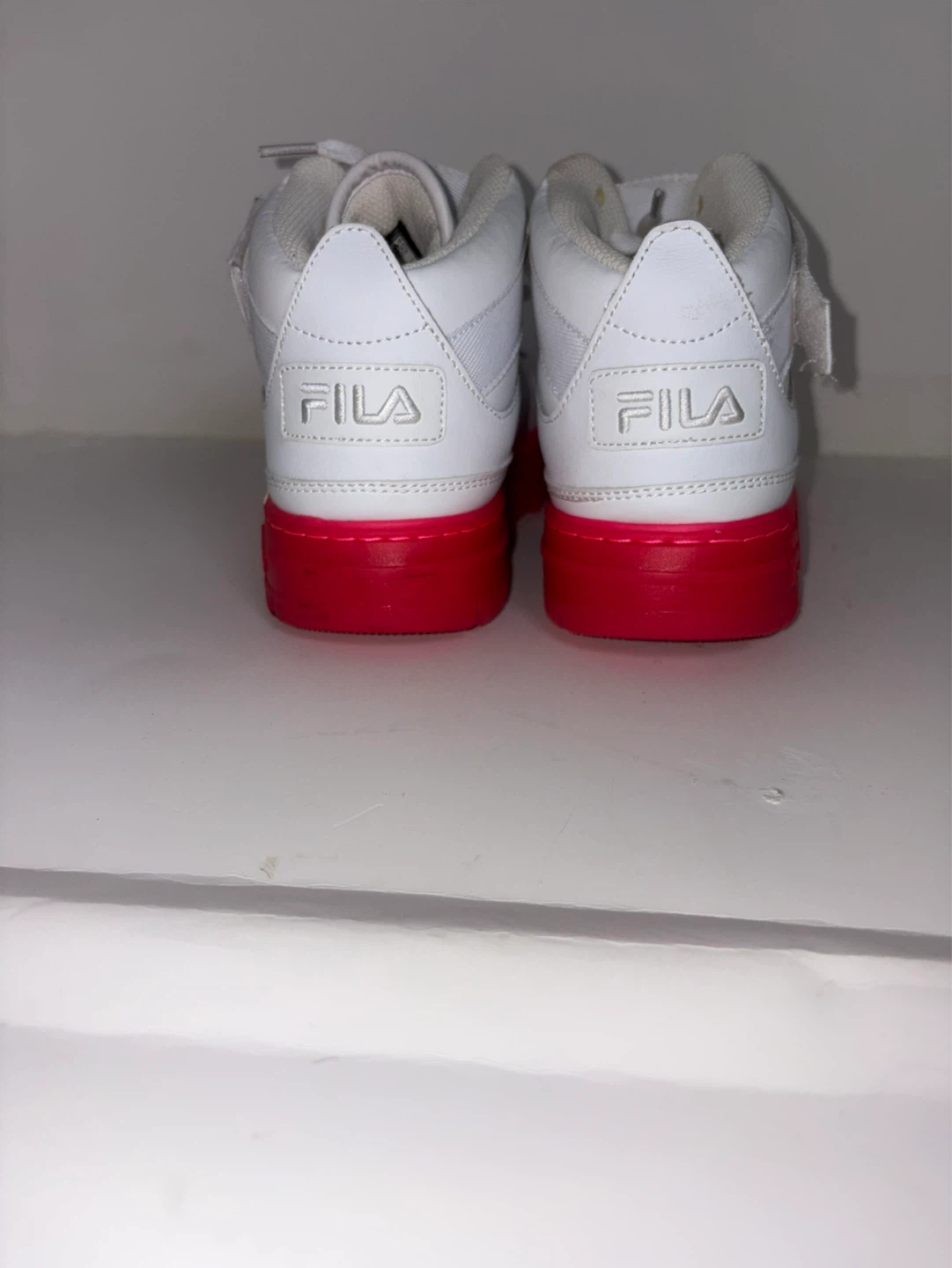 Fila Disruptor II Mid Top Sneakers White Red - photo 4