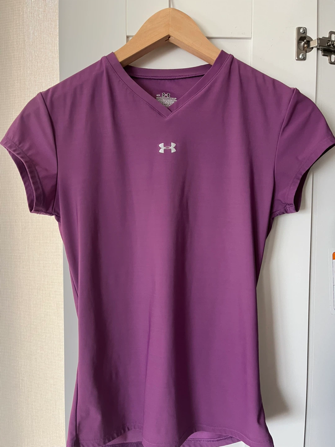 Under Armour Purple V-Neck T-Shirt