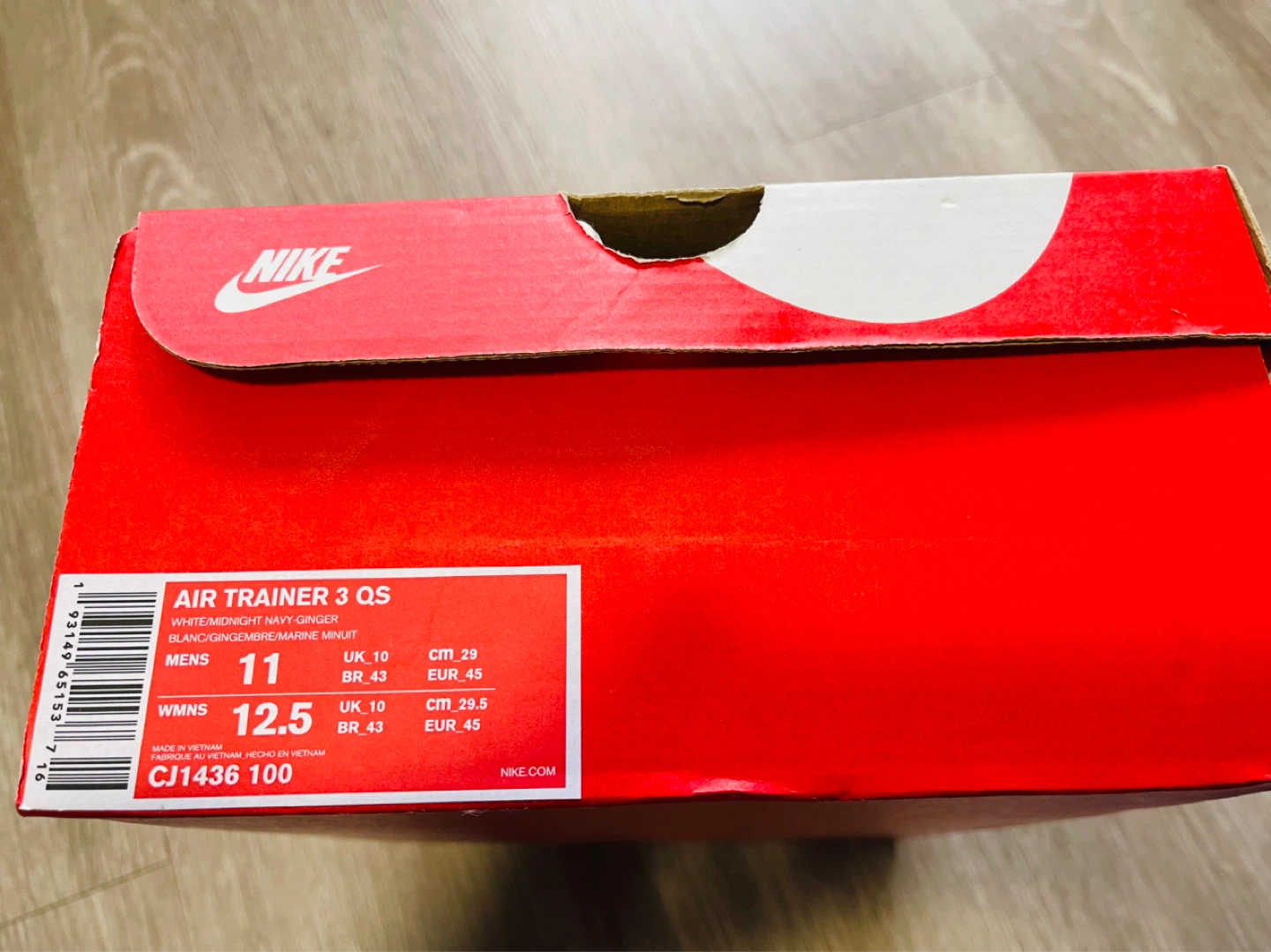 Nike Air Trainer 3 QS Men's 11 / Women's 12.5 - photo 2