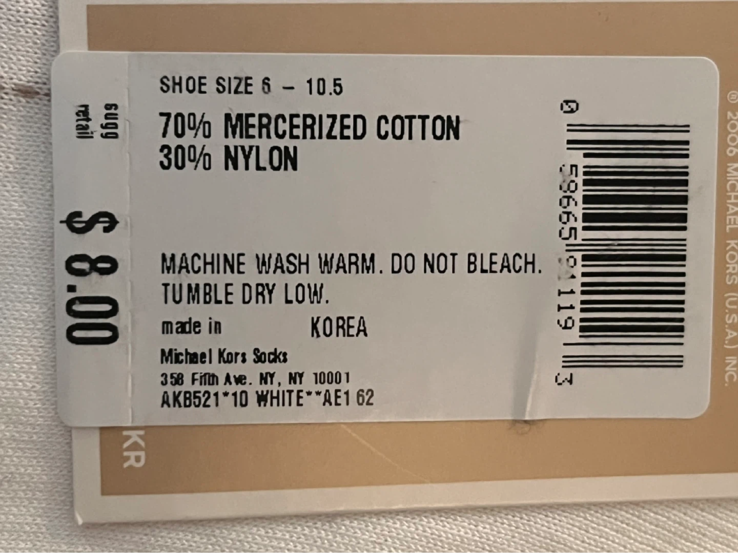 4x New Designer Dress Socks Calvin Klein & Michael Kors - photo 5