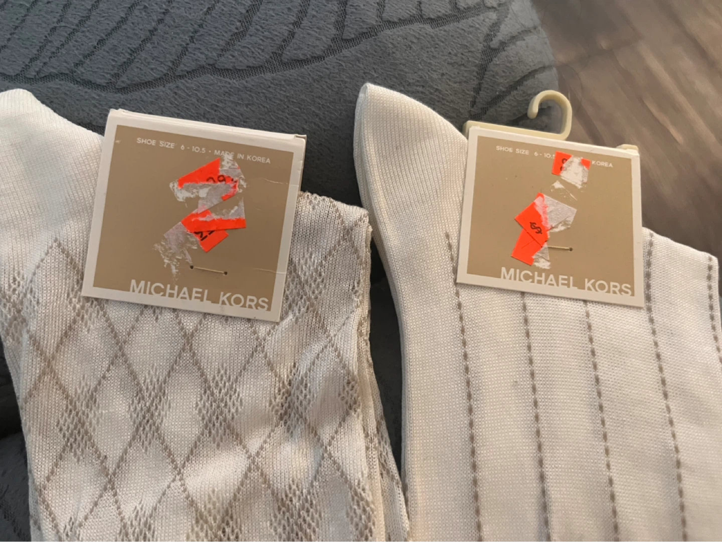 4x New Designer Dress Socks Calvin Klein & Michael Kors - photo 3
