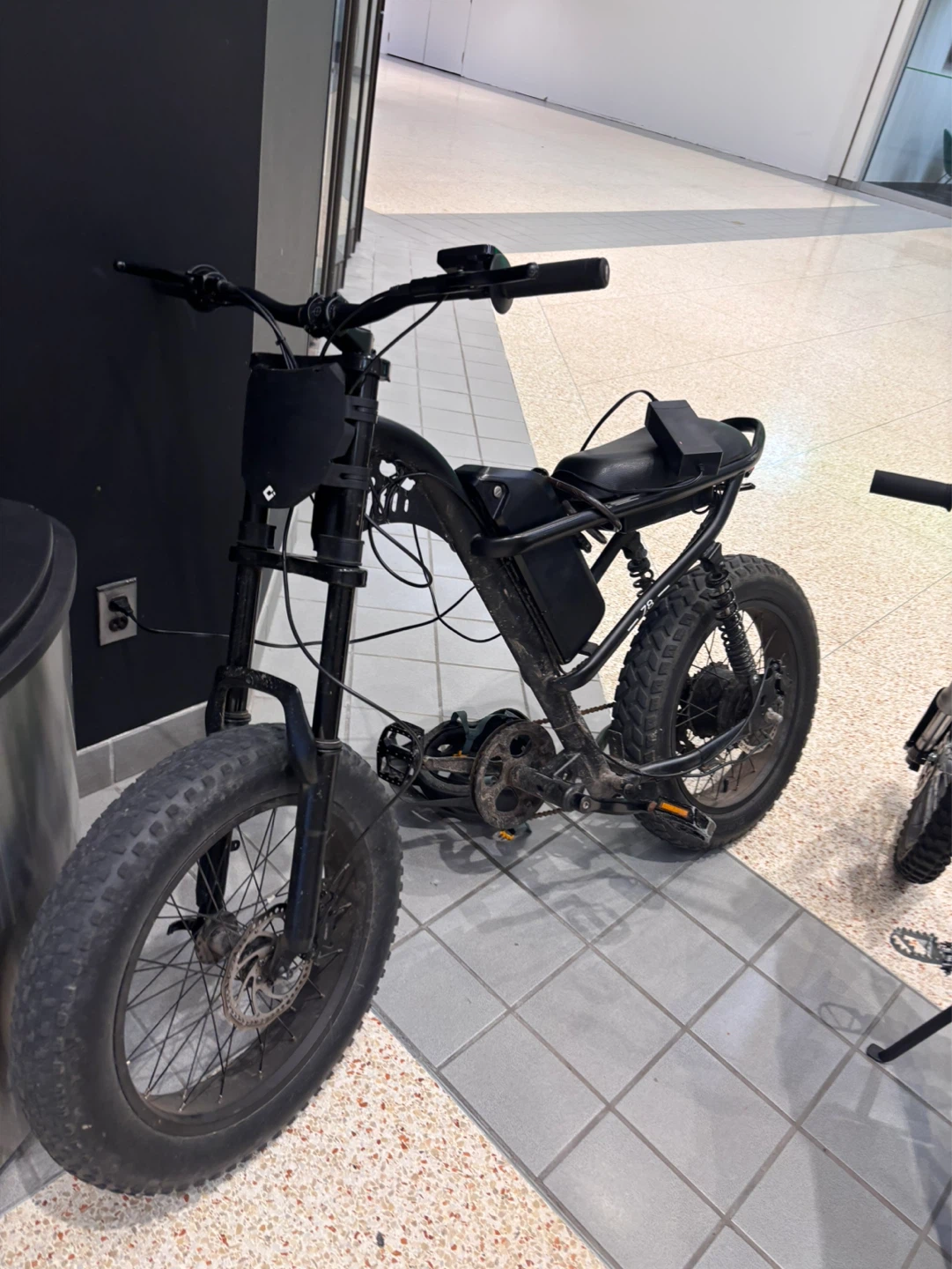 Black Electric Fat Tire Bike - photo 3