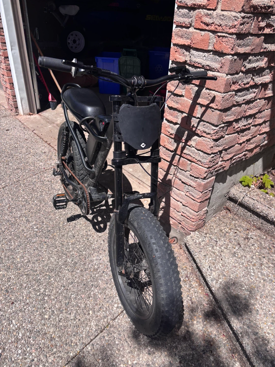 Black Electric Fat Tire Bike - photo 2