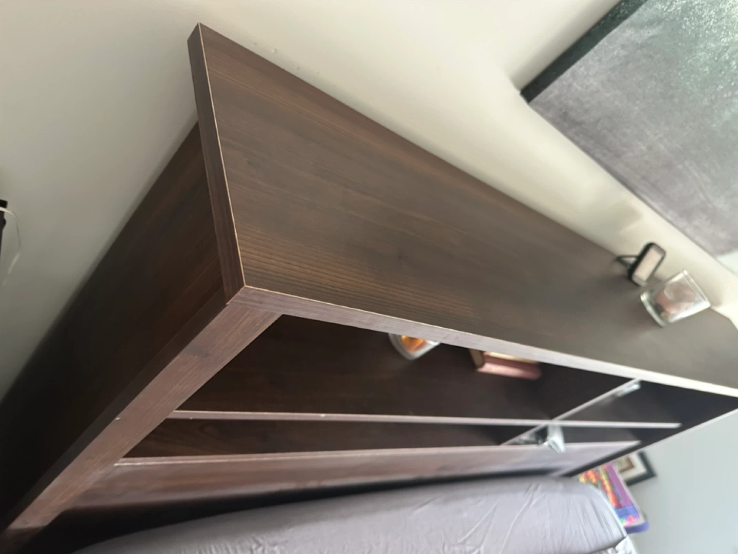 Full/Queen Headboard with Shelves - photo 3
