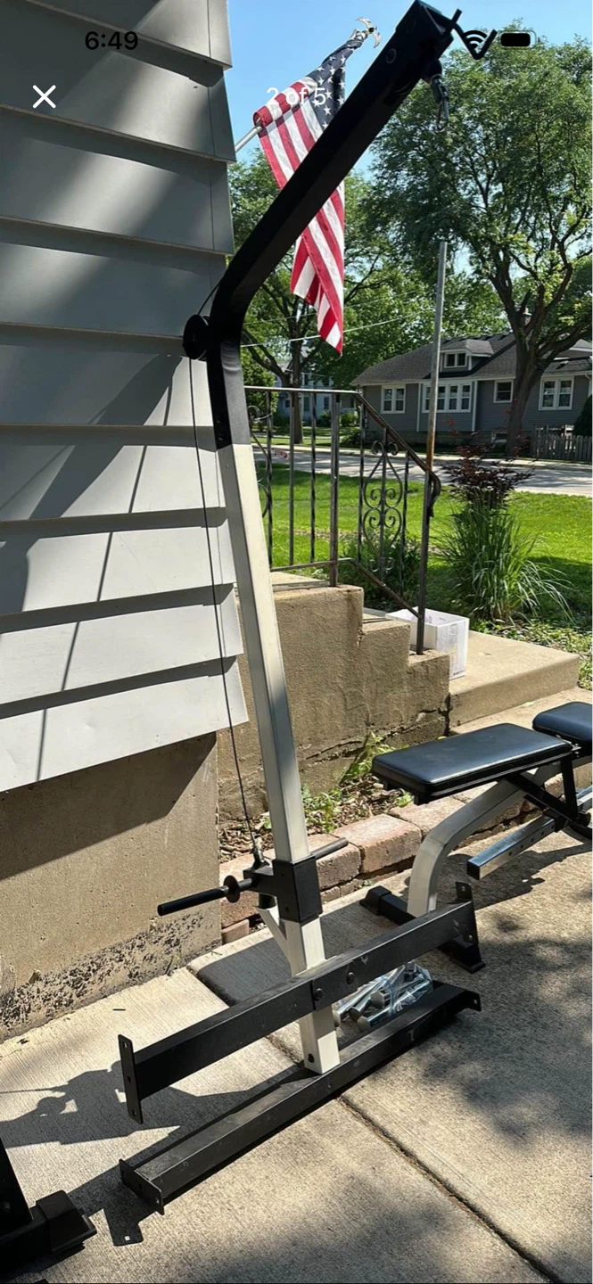 Adjustable Weight Bench and Barbell Set - standard size