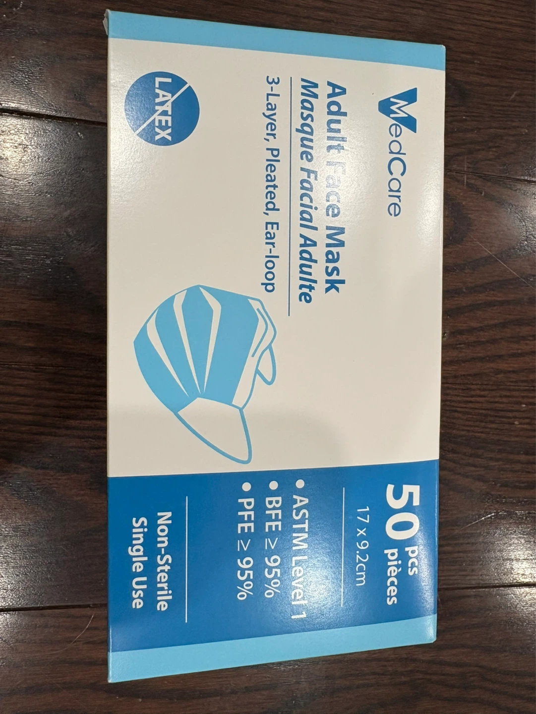 MedCare Adult Face Masks - 50 Pcs