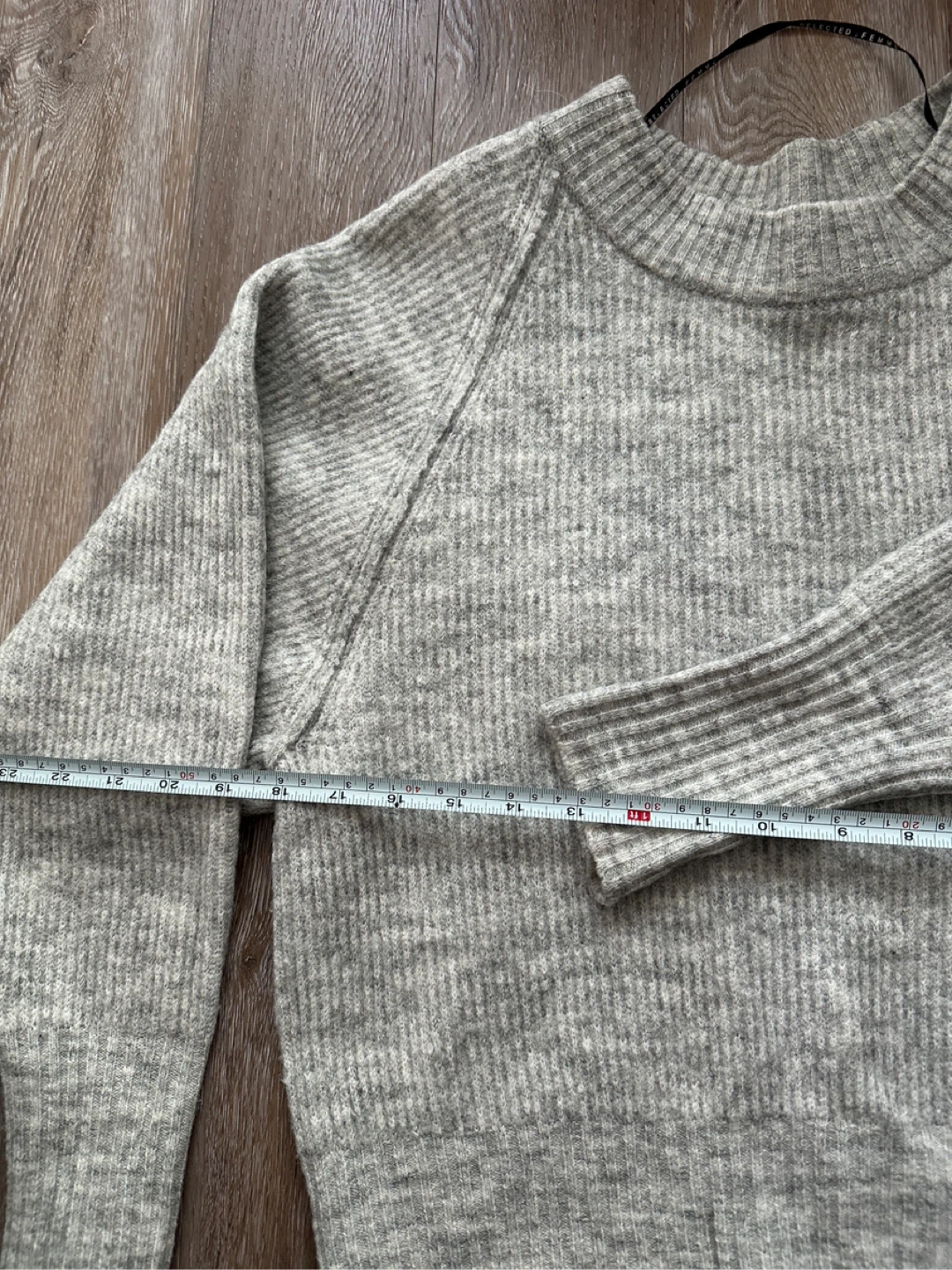 SELECTED Femme Grey Knit Sweater - Size S - photo 5