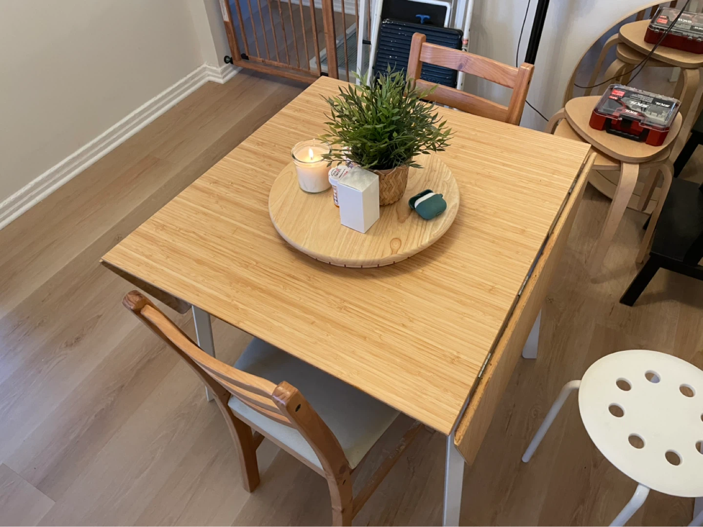 Bamboo Dining Table (extendable) - photo 2