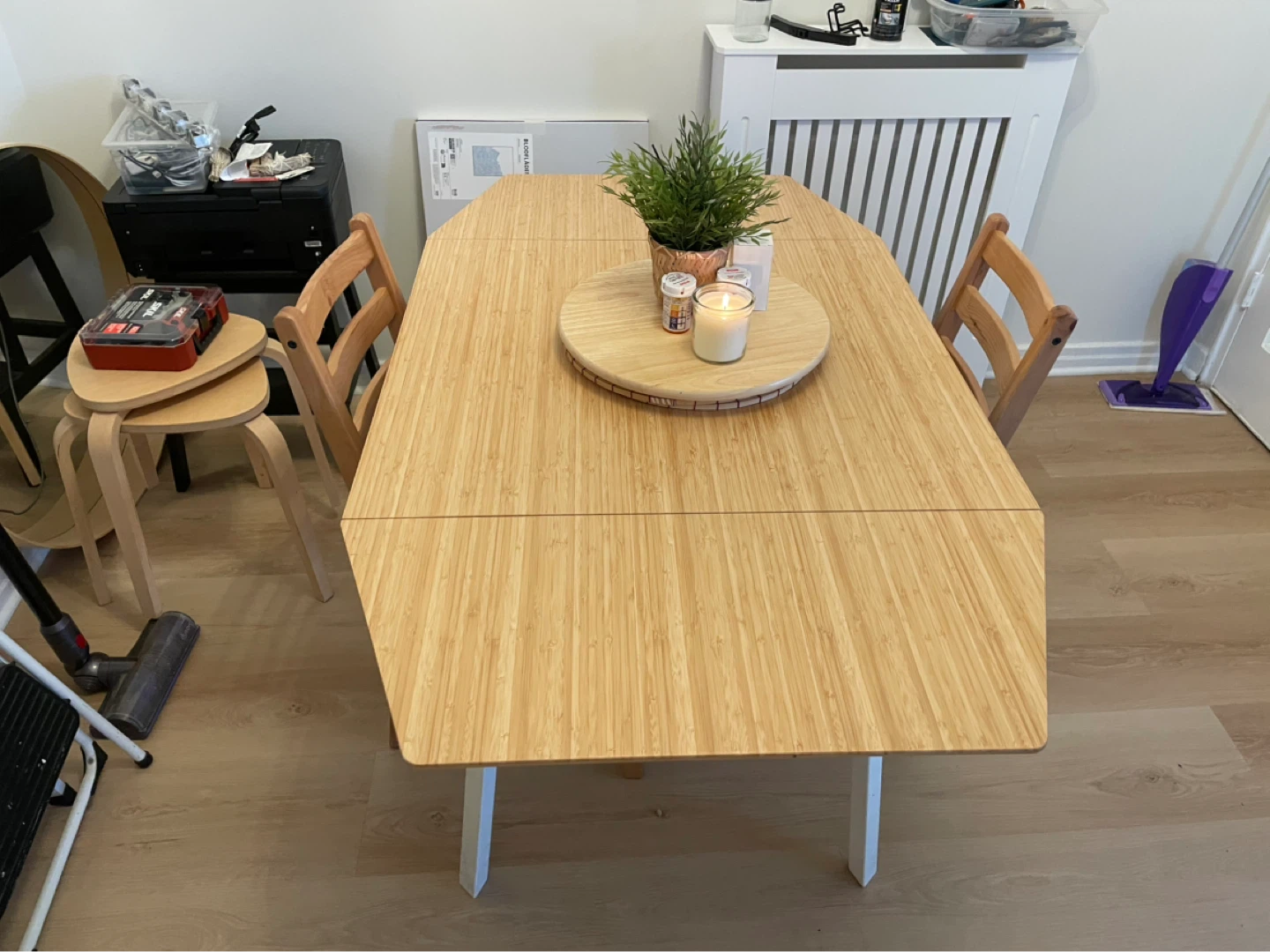 Bamboo Dining Table (extendable) - photo 4