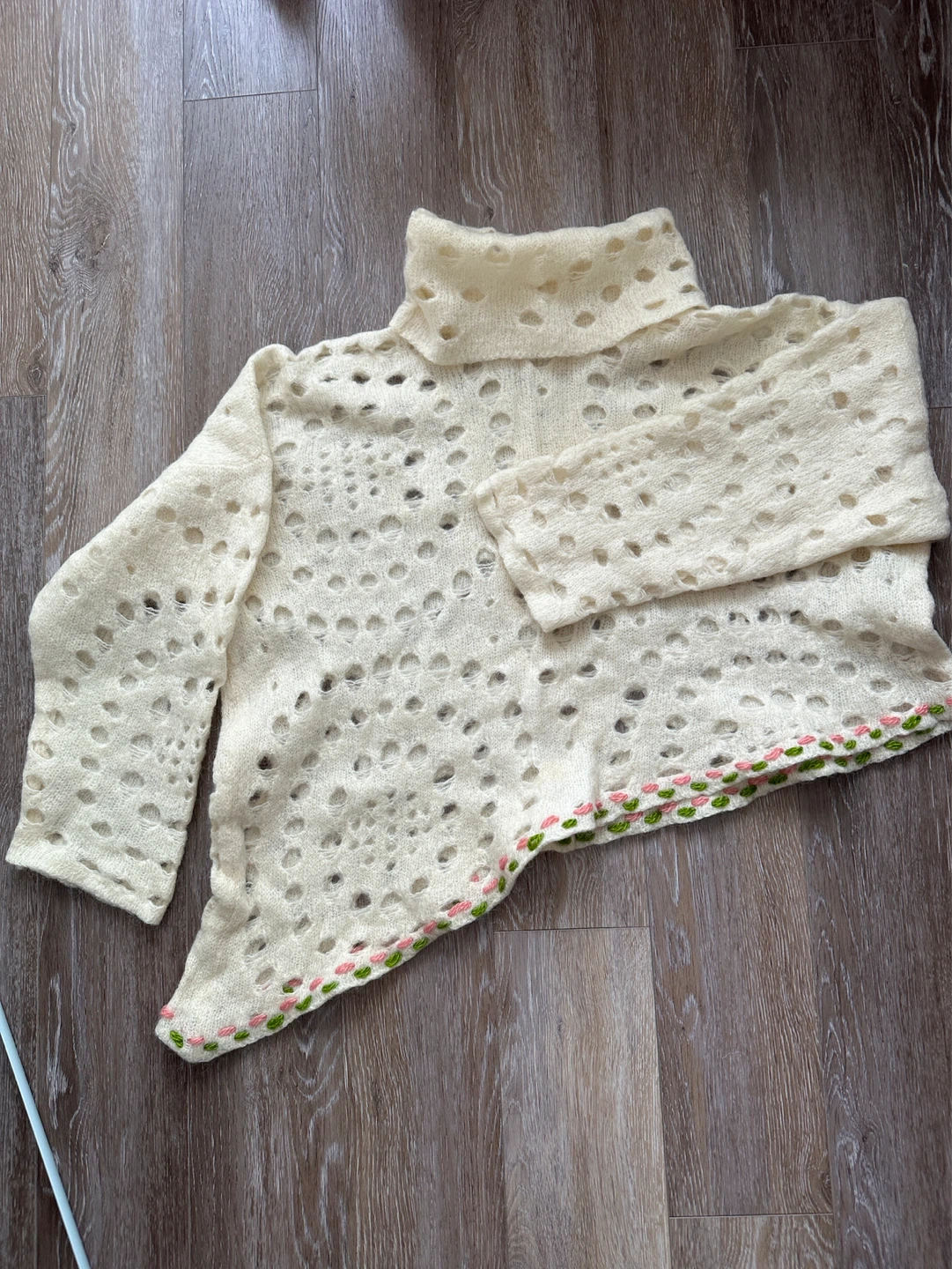 Vintage R&A Studio Cream Knit Sweater Size 46