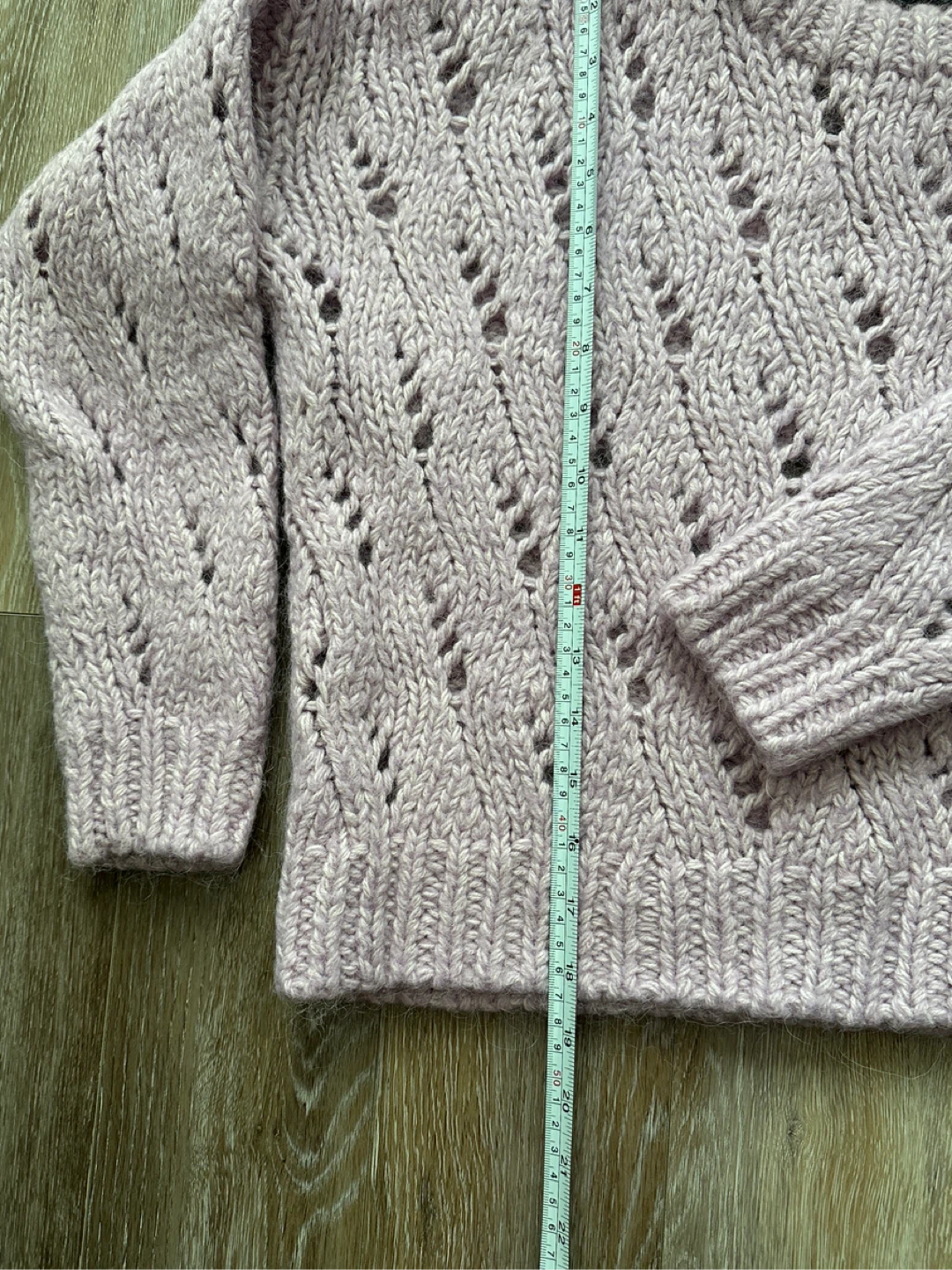 SELECTED Femme M Pink Chunky Knit Sweater - photo 4