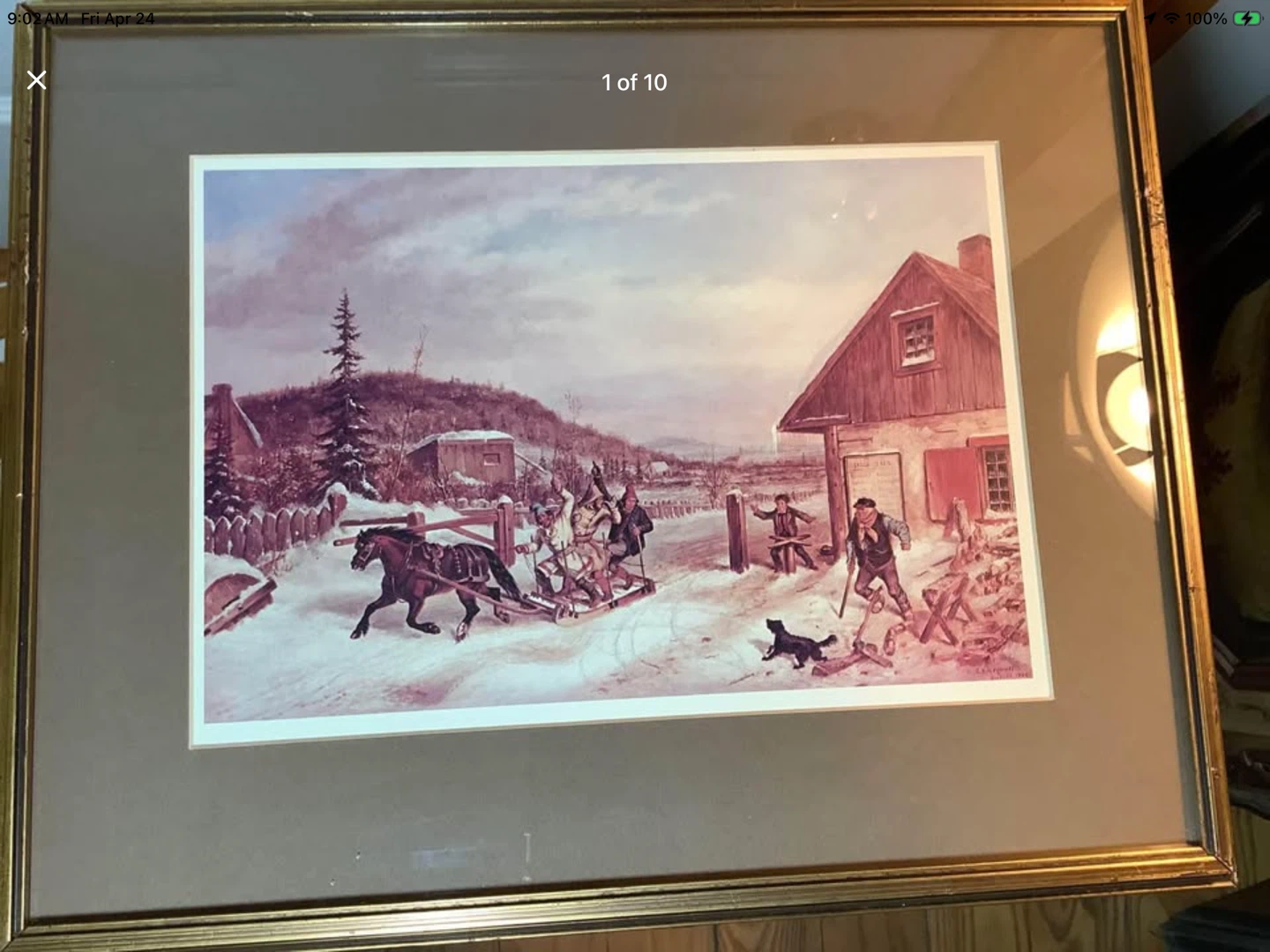 Ant Litho “Getting Out Without Paying” Krieghoff 🐞