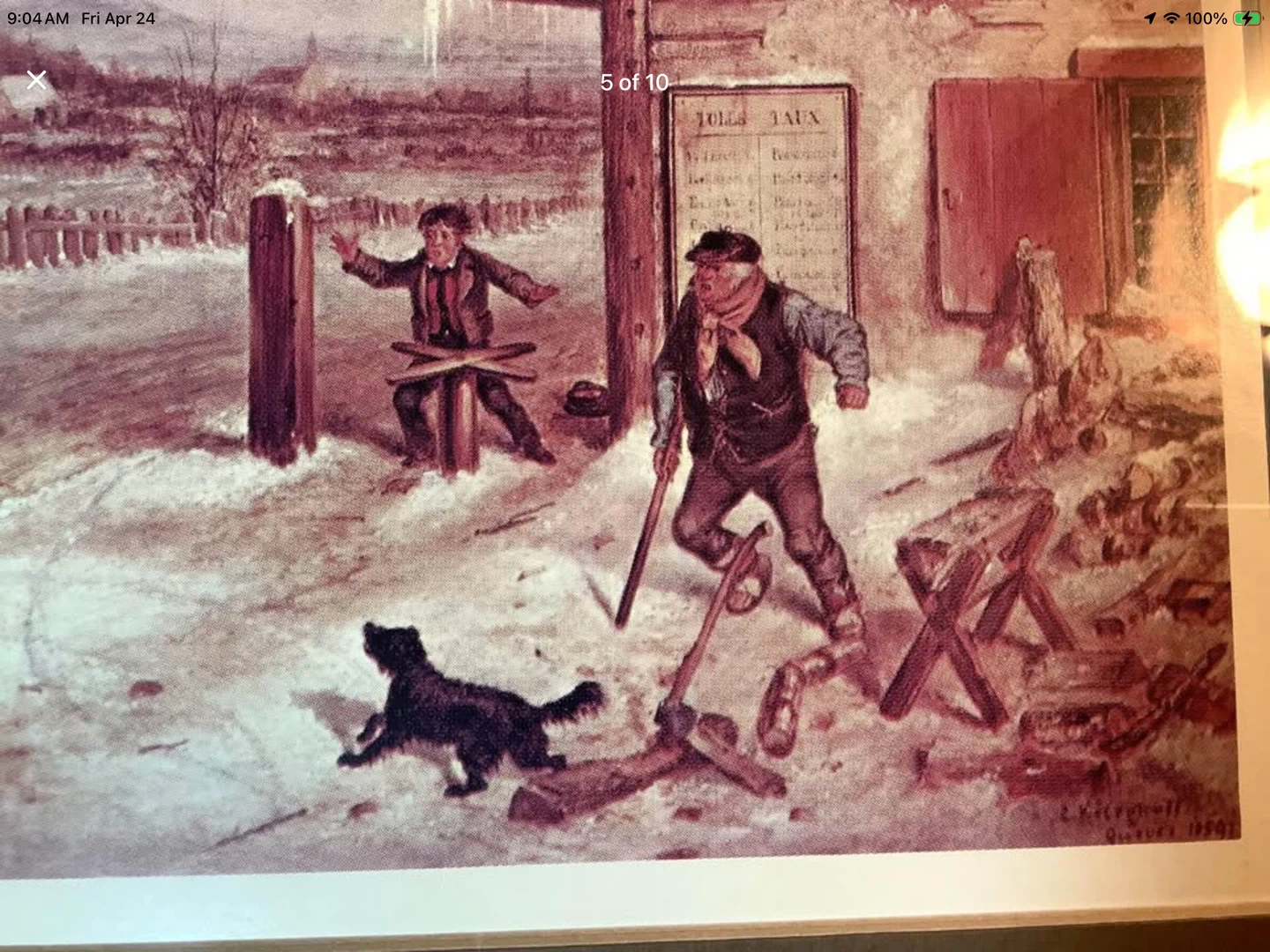 Ant Litho “Getting Out Without Paying” Krieghoff 🐞 - photo 4