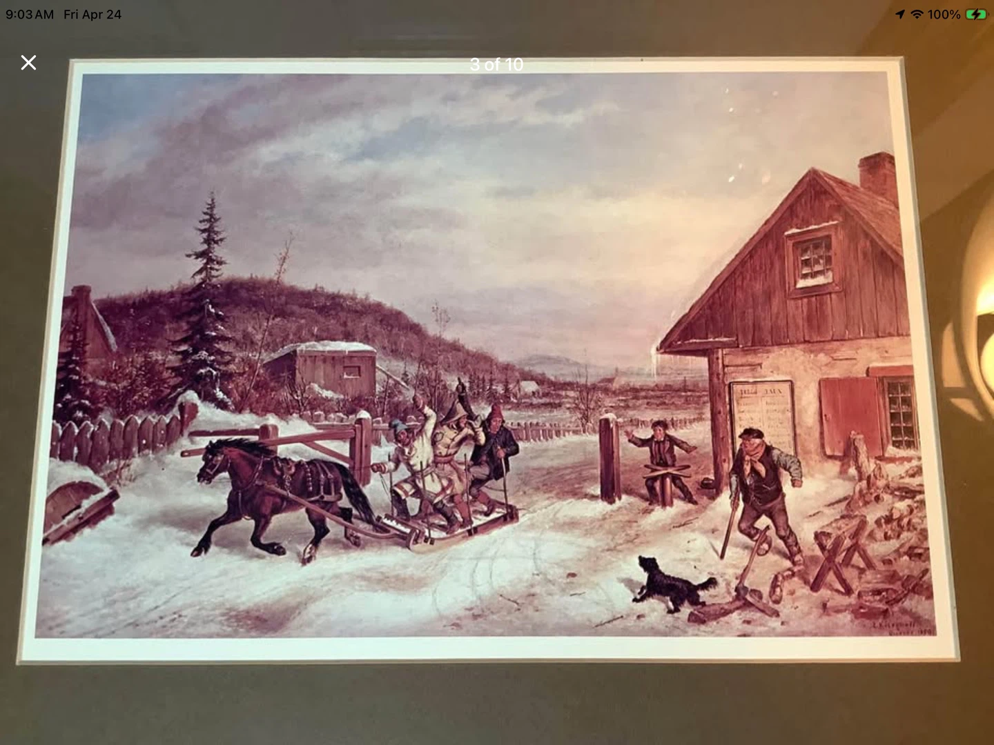 Ant Litho “Getting Out Without Paying” Krieghoff 🐞 - photo 5