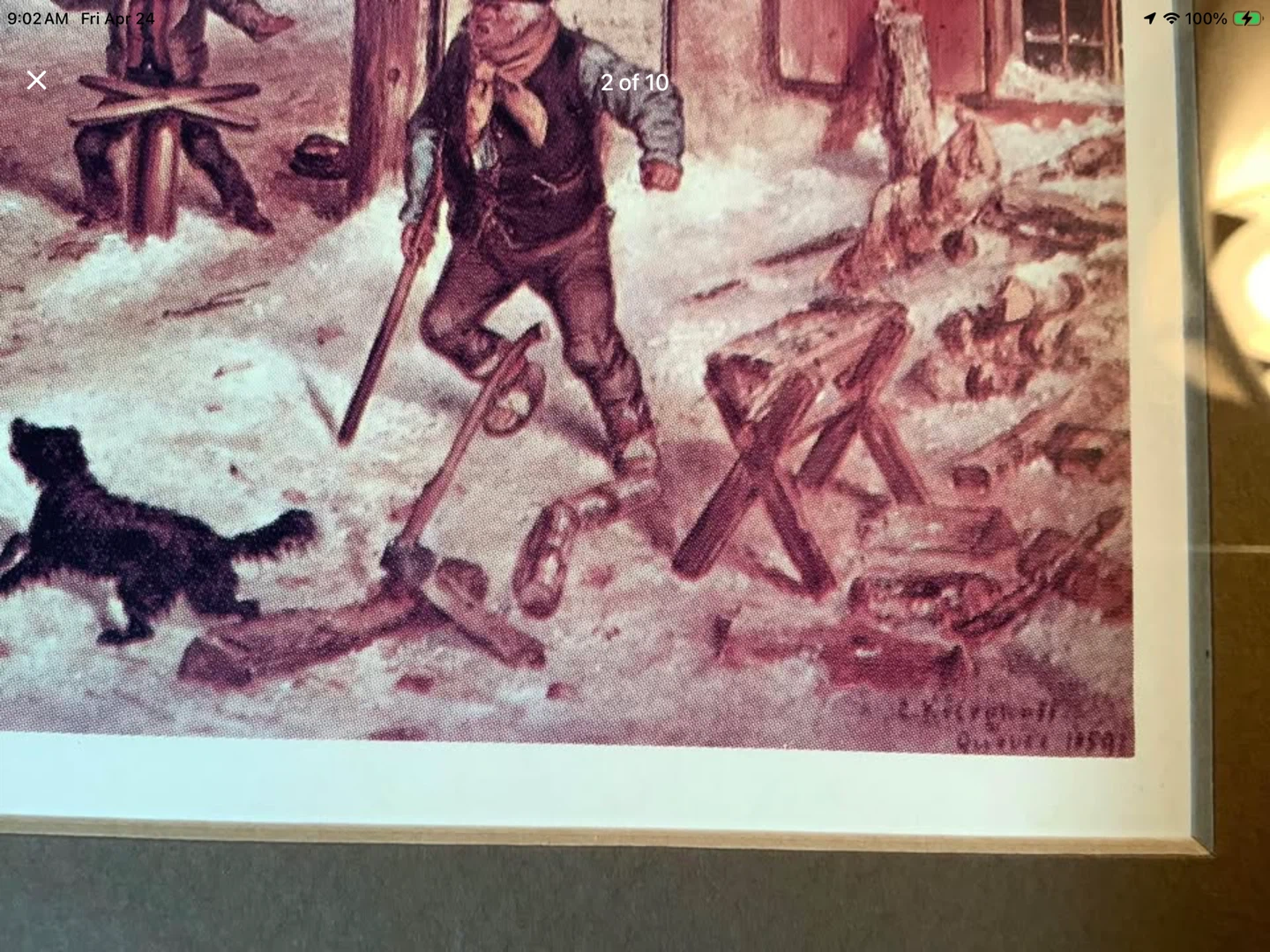 Ant Litho “Getting Out Without Paying” Krieghoff 🐞 - photo 2