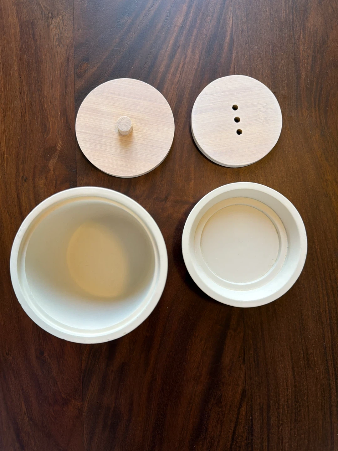 ANTHROPOLOGIE  Lightweight Concrete Soap Dish + Container (NEW) - photo 3