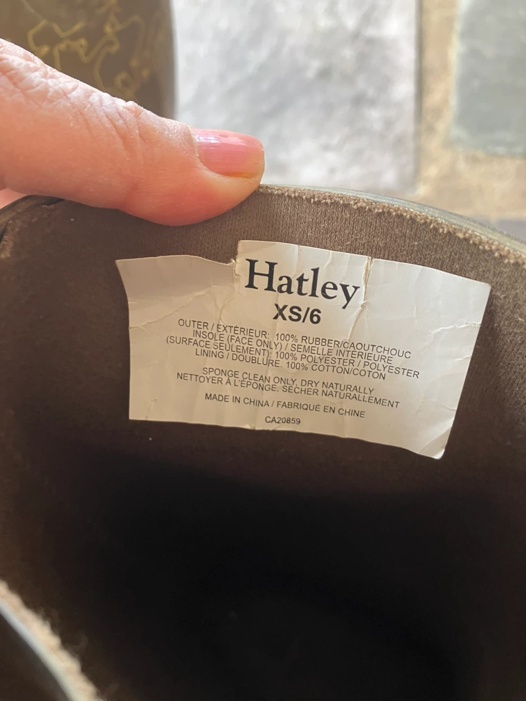 Hatley Rubber Boots - Bear Print - XS/6 - photo 2