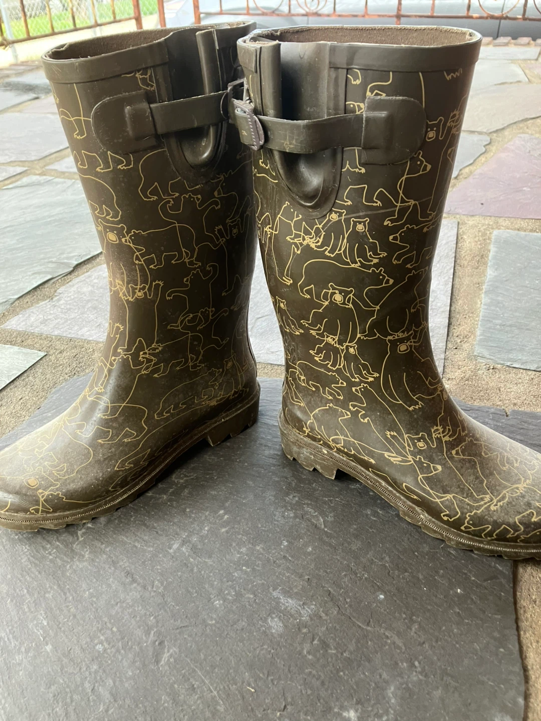 Hatley Rubber Boots - Bear Print - XS/6