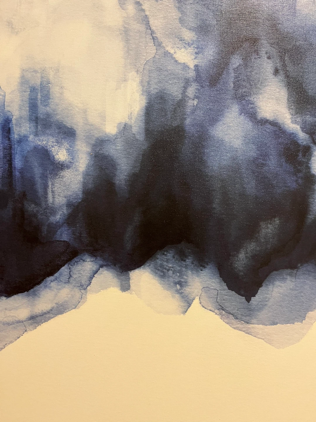 Society6 Blue Abstract Canvas Print - photo 2