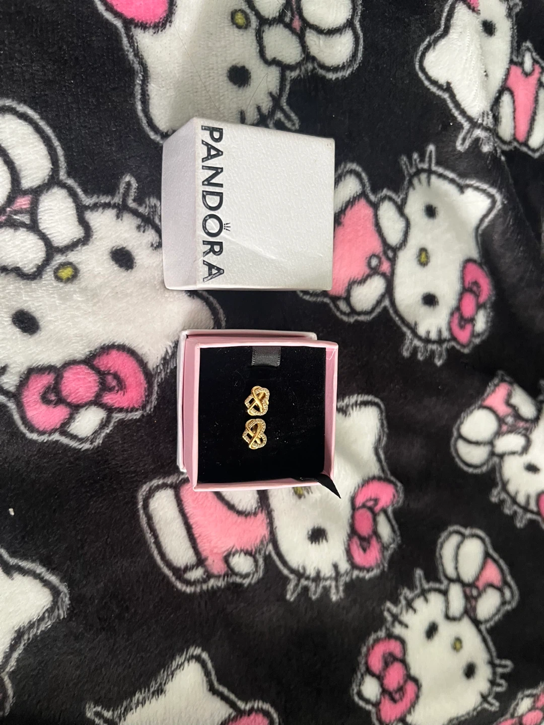 Pandora Heart Stud Earrings