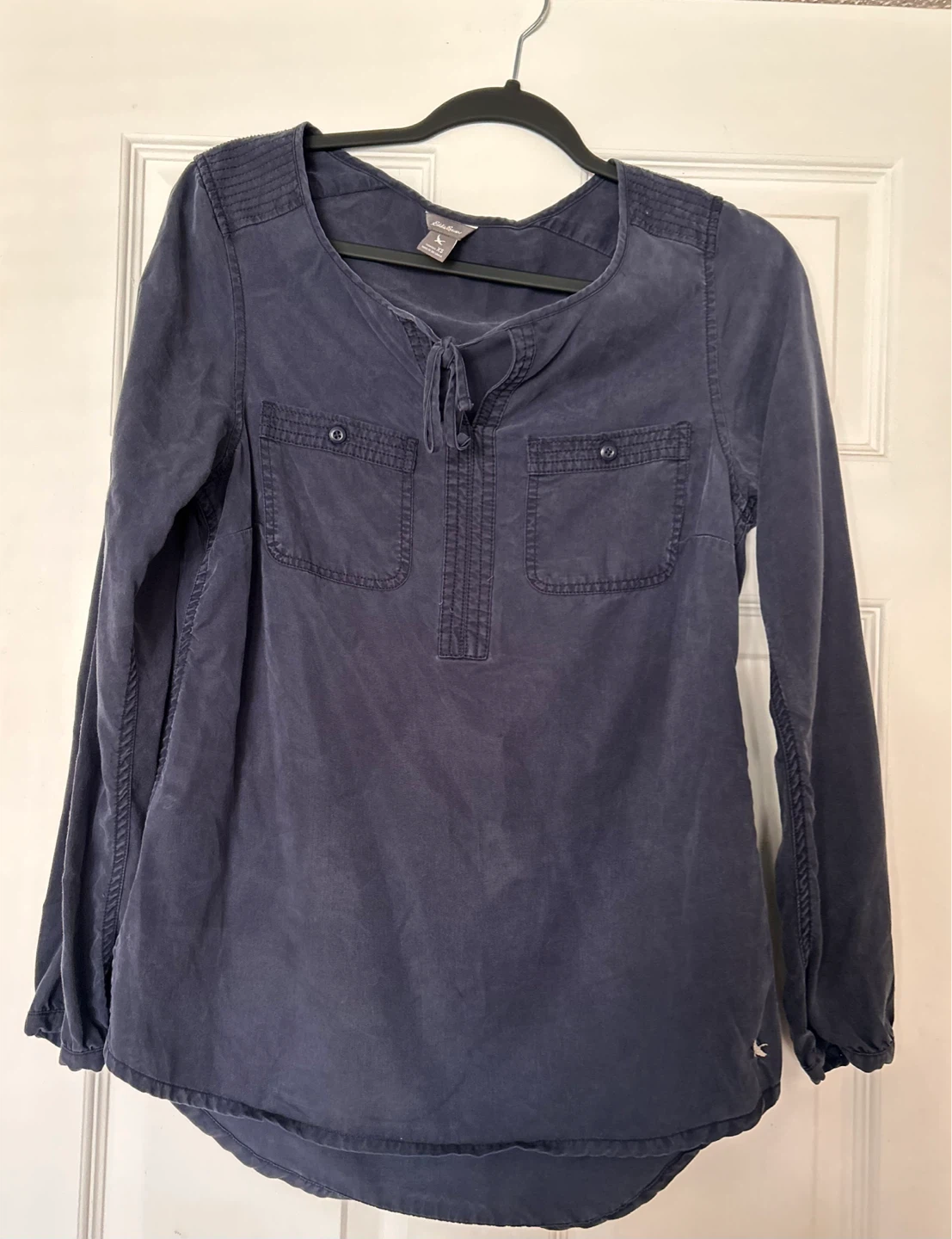 Eddie Bauer Women's Blue Long Sleeve Shirt - photo 3