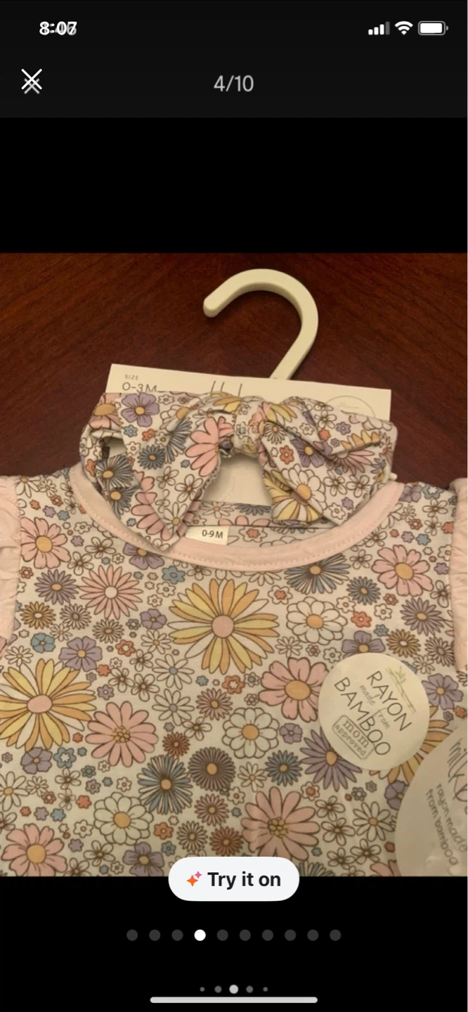 Milkberry Baby 3 Piece Floral Set 0-3M - photo 4