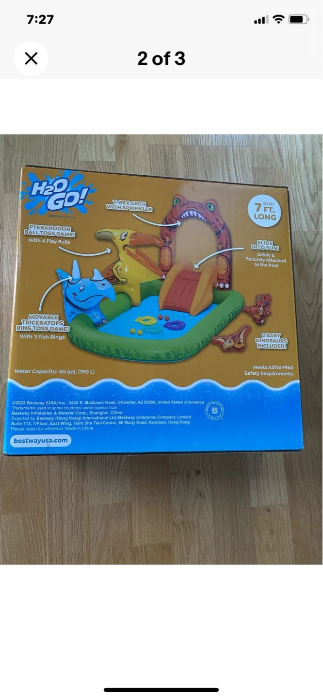 Bestway H2O GO! Jurassic Splash Play Center - One Play Center - photo 2