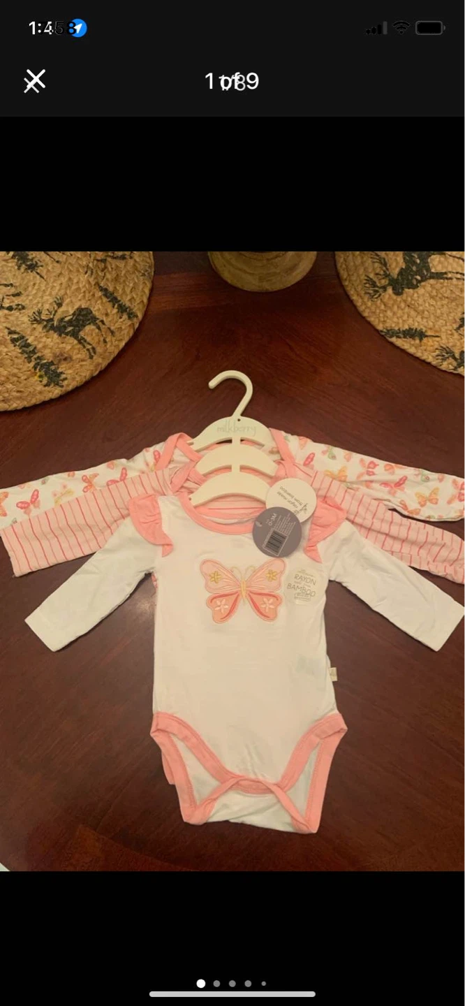 Milkberry Baby Rayon Bamboo Bodysuits (0-3M) - photo 2