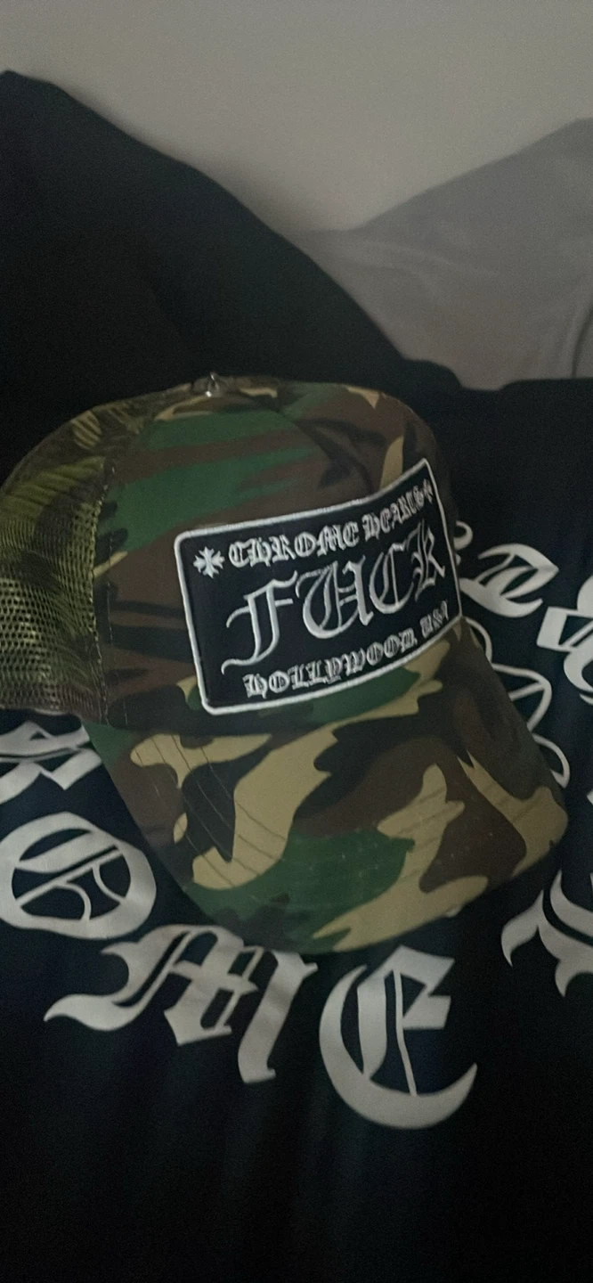 Chrome Hearts FCK Hollywood USA Trucker Hat - photo 2