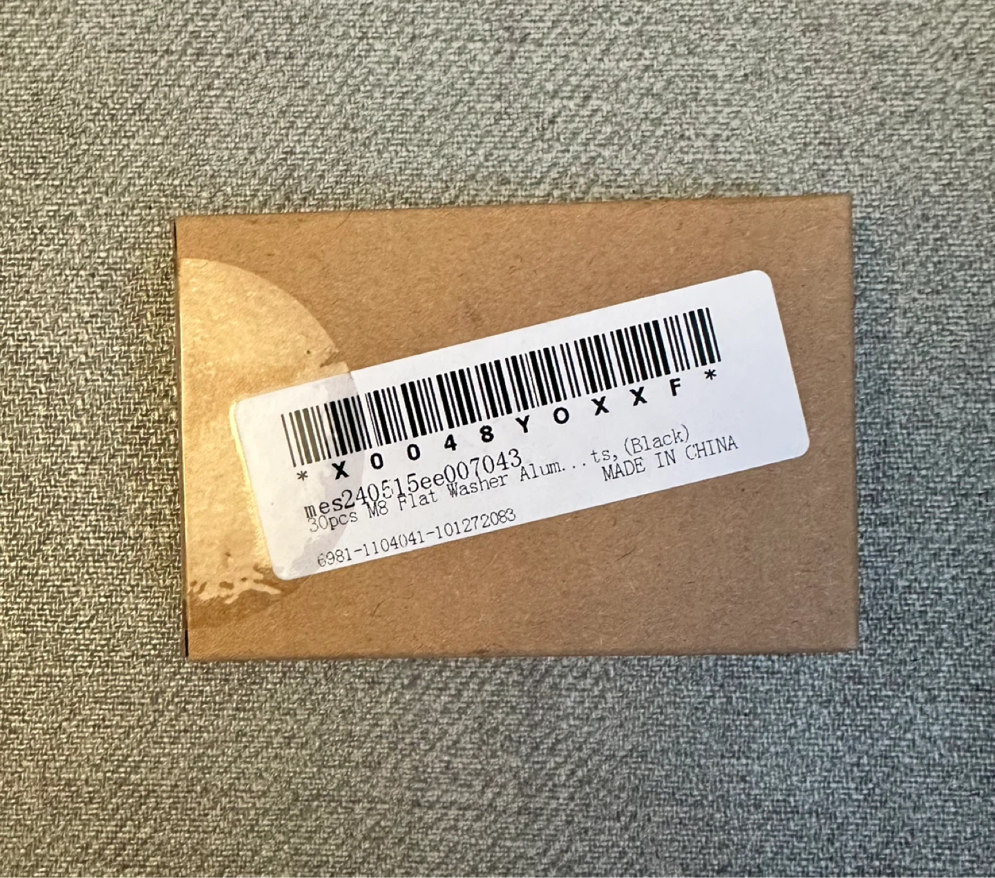 30pcs M8 Flat Washers (Black) - photo 2
