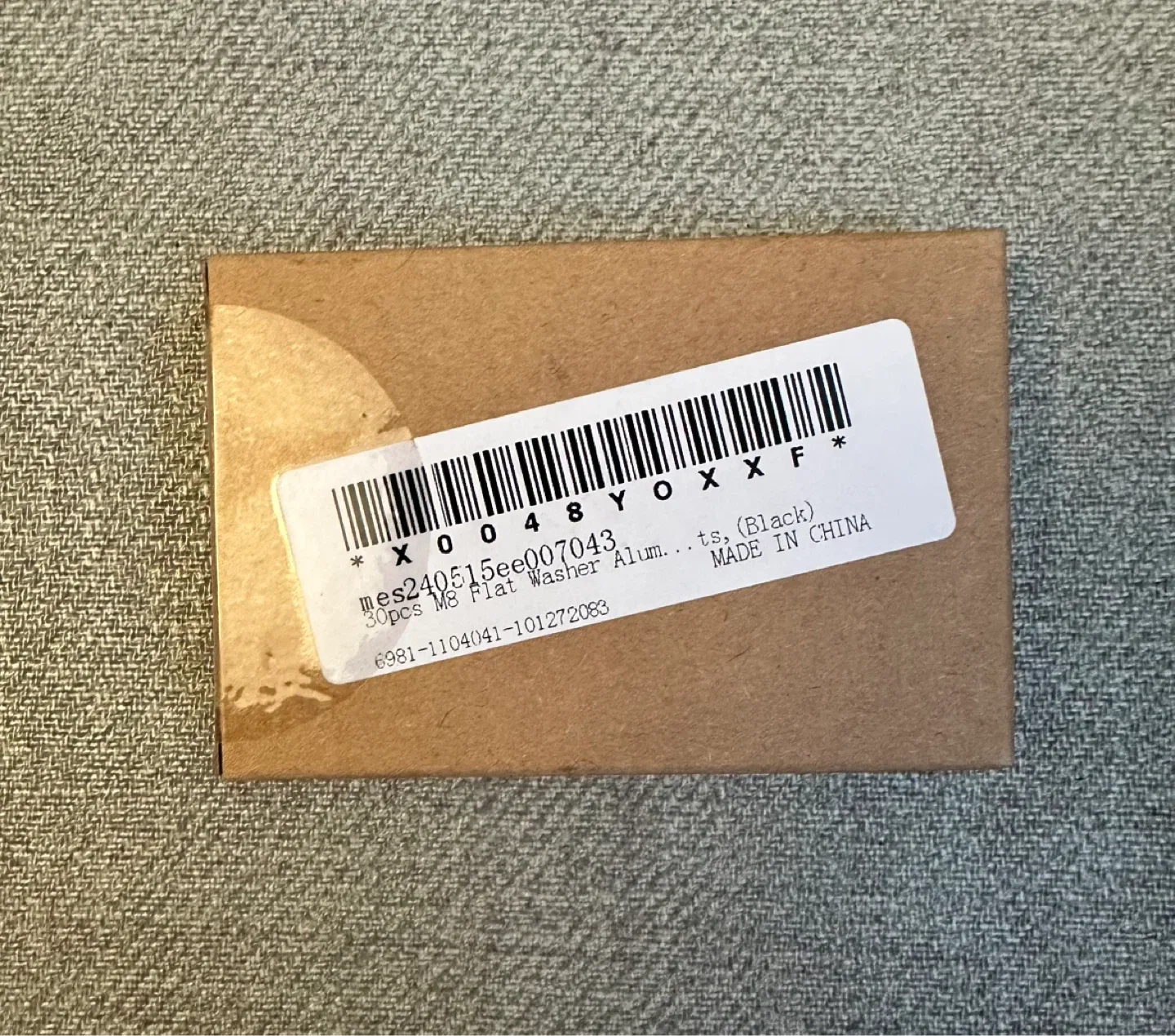 30pcs M8 Flat Washers (Black) - photo 2