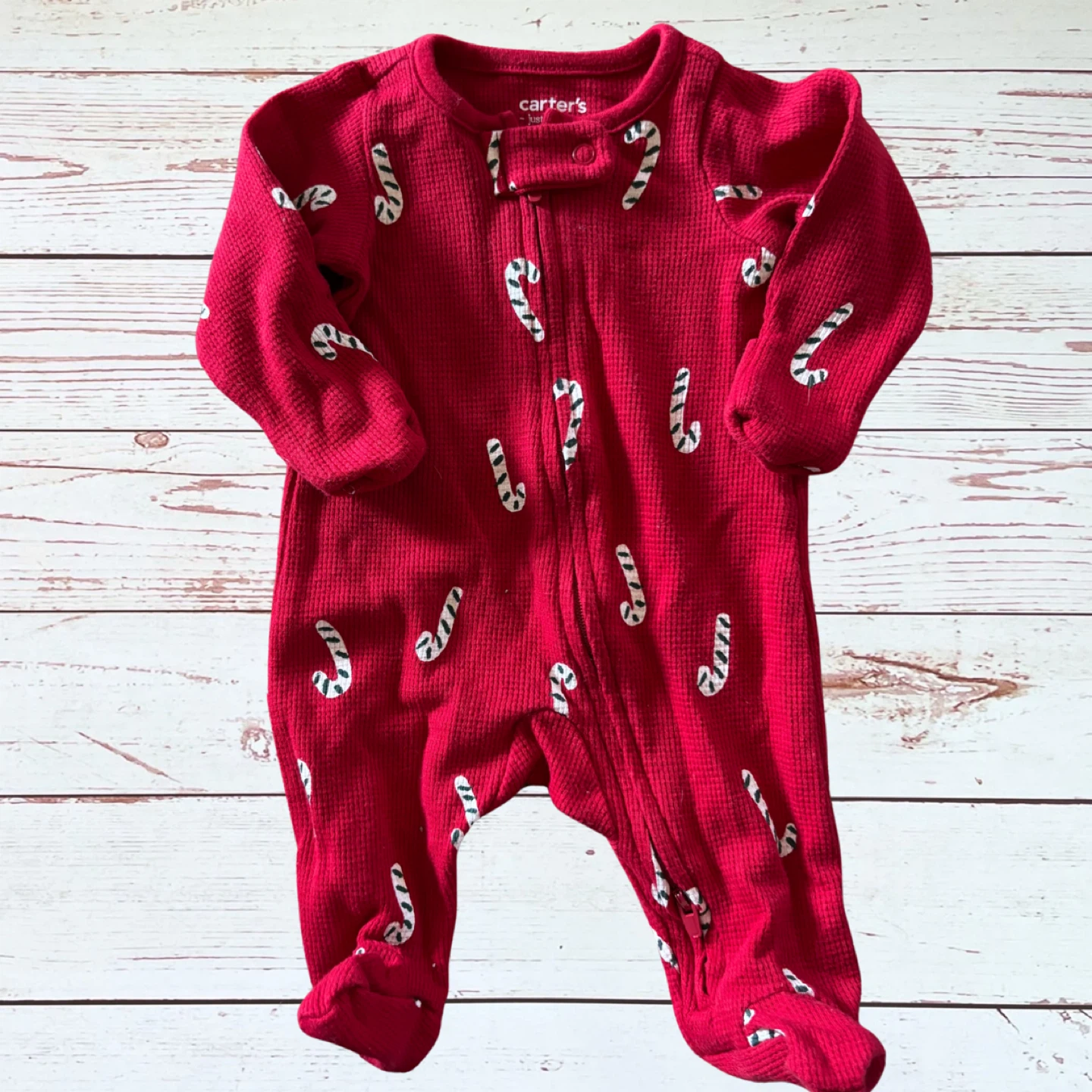 Newborn Baby Christmas Footie Pajamas 4 pc. Bundle - photo 4