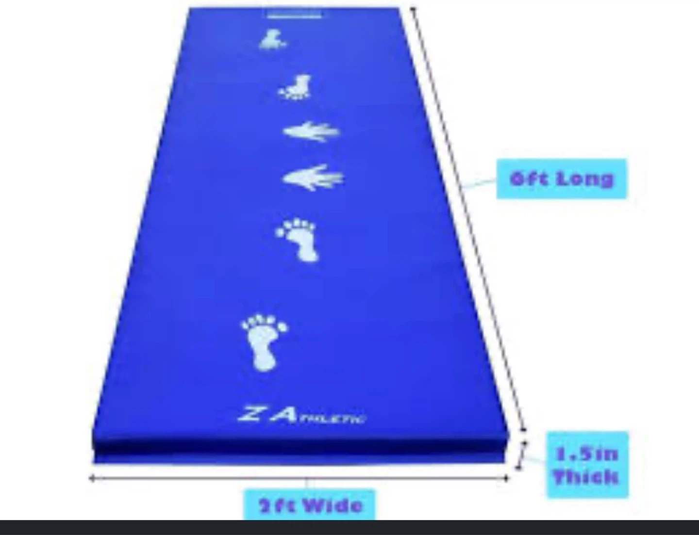 Athletic Training Mat with Footprints - photo 5