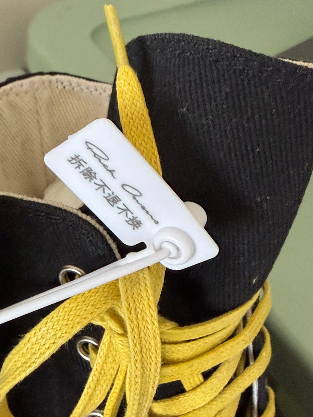 Rick Owens High Top Sneakers - photo 2
